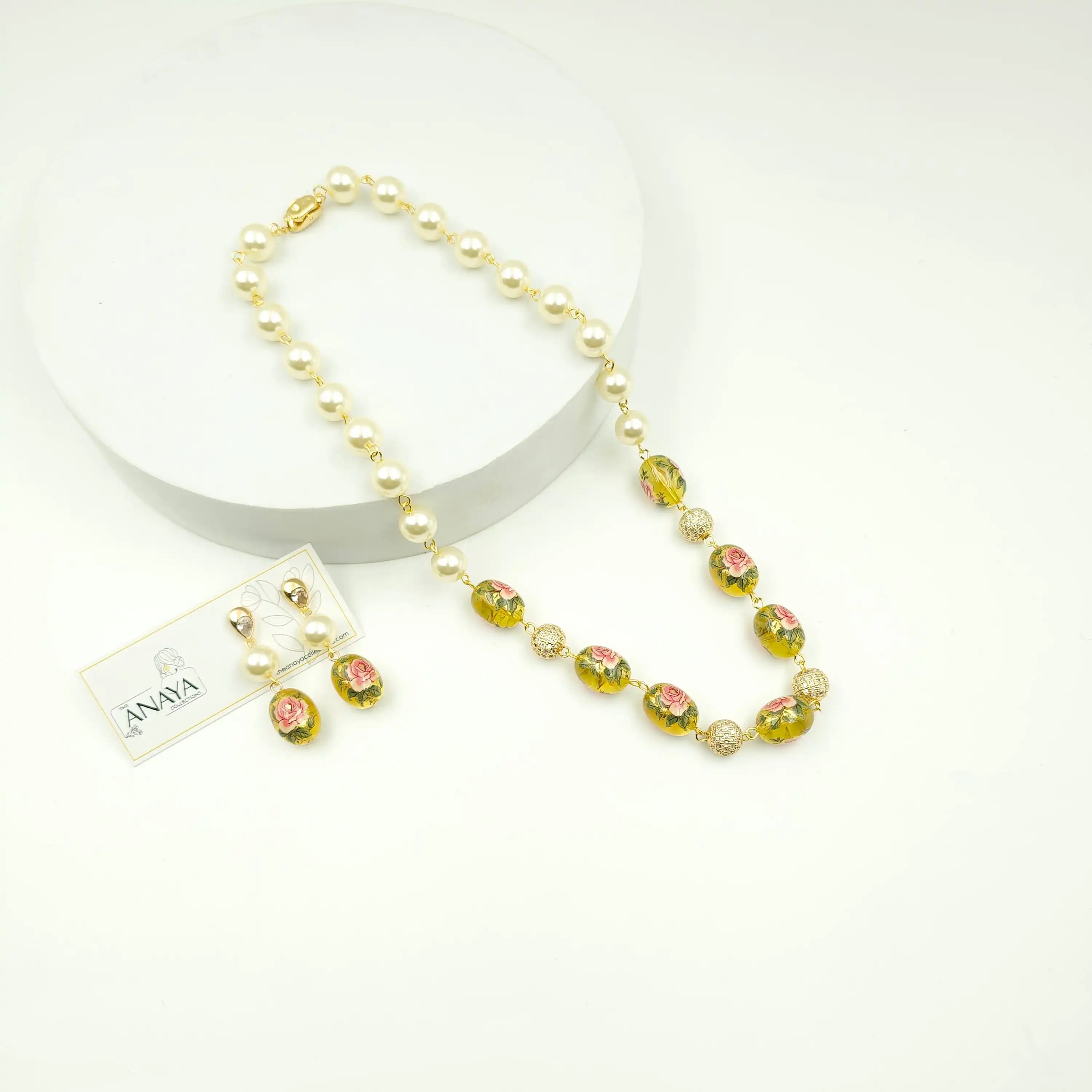 Floral Elegance Pearl Set