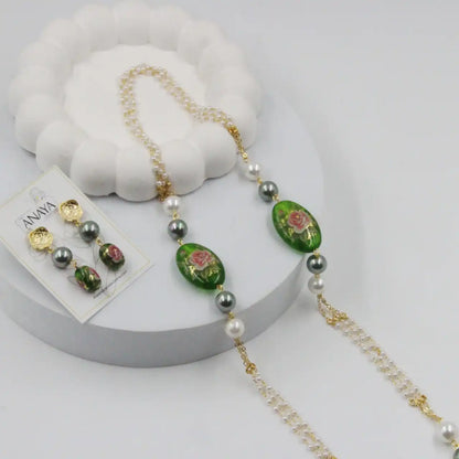 Eternal Bloom Japanese Decal Pearl Set