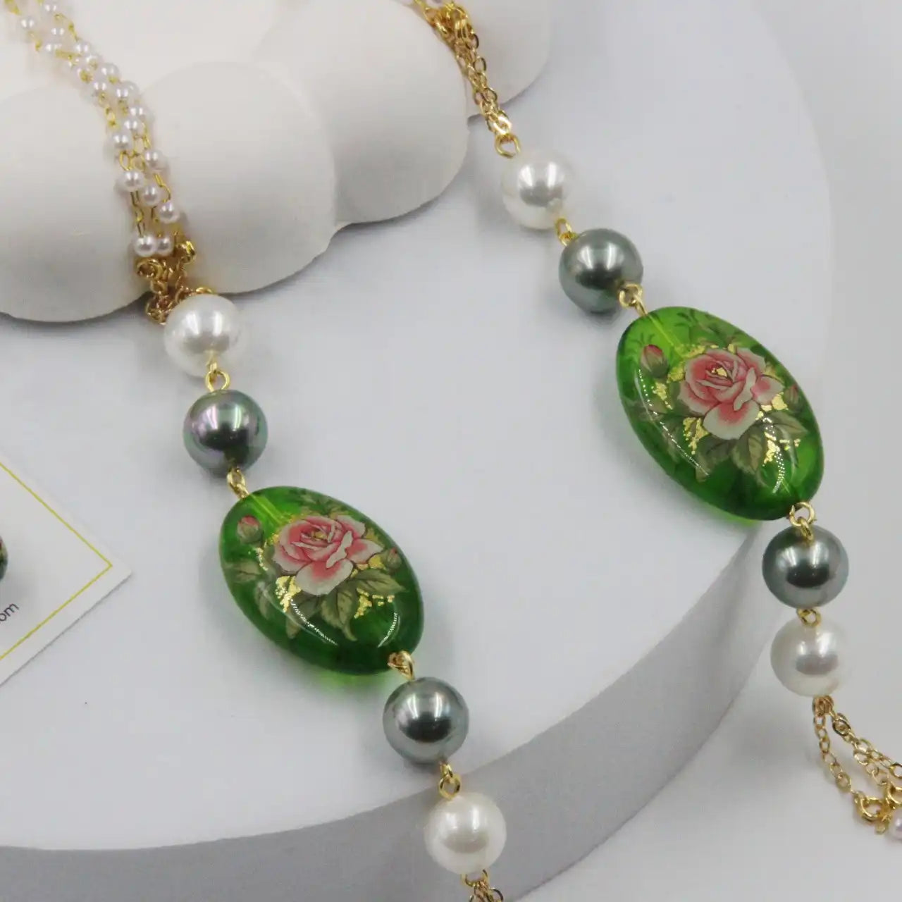 Eternal Bloom Japanese Decal Pearl Set