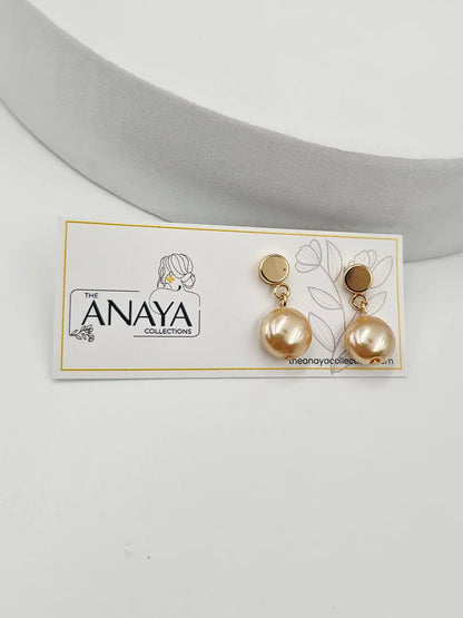 Gems Pearl Dainty Earrings