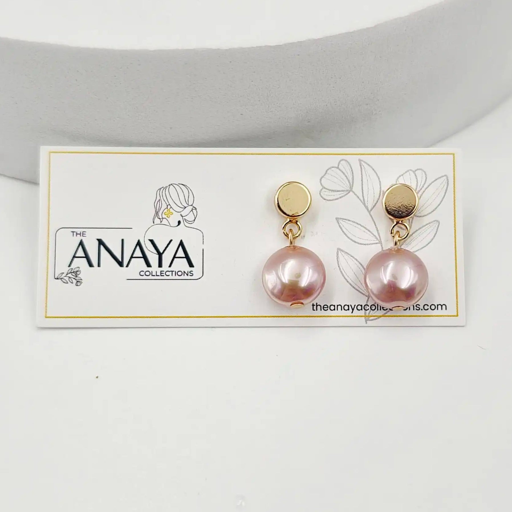 Gems Pearl Dainty Earrings