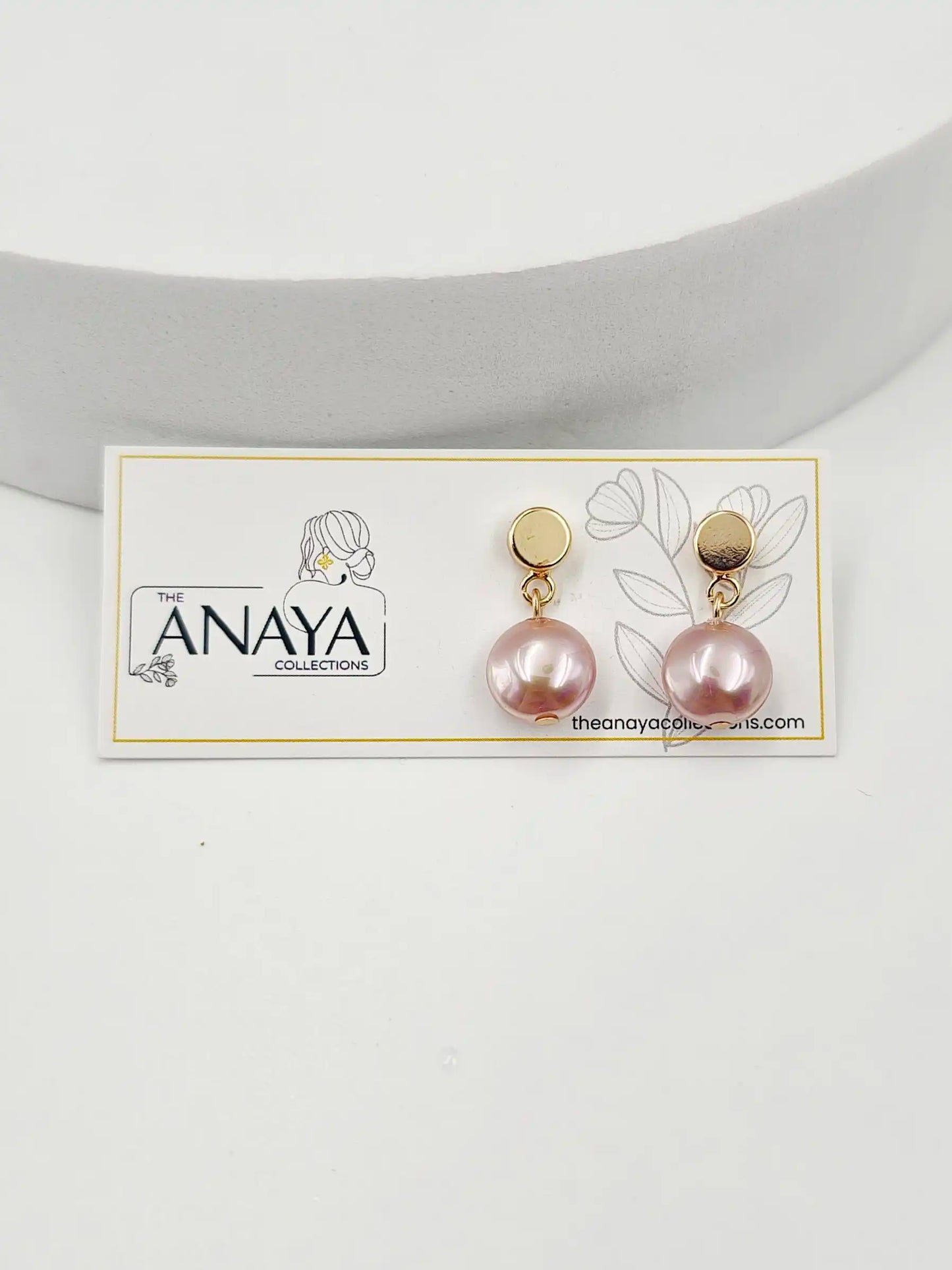 Gems Pearl Dainty Earrings