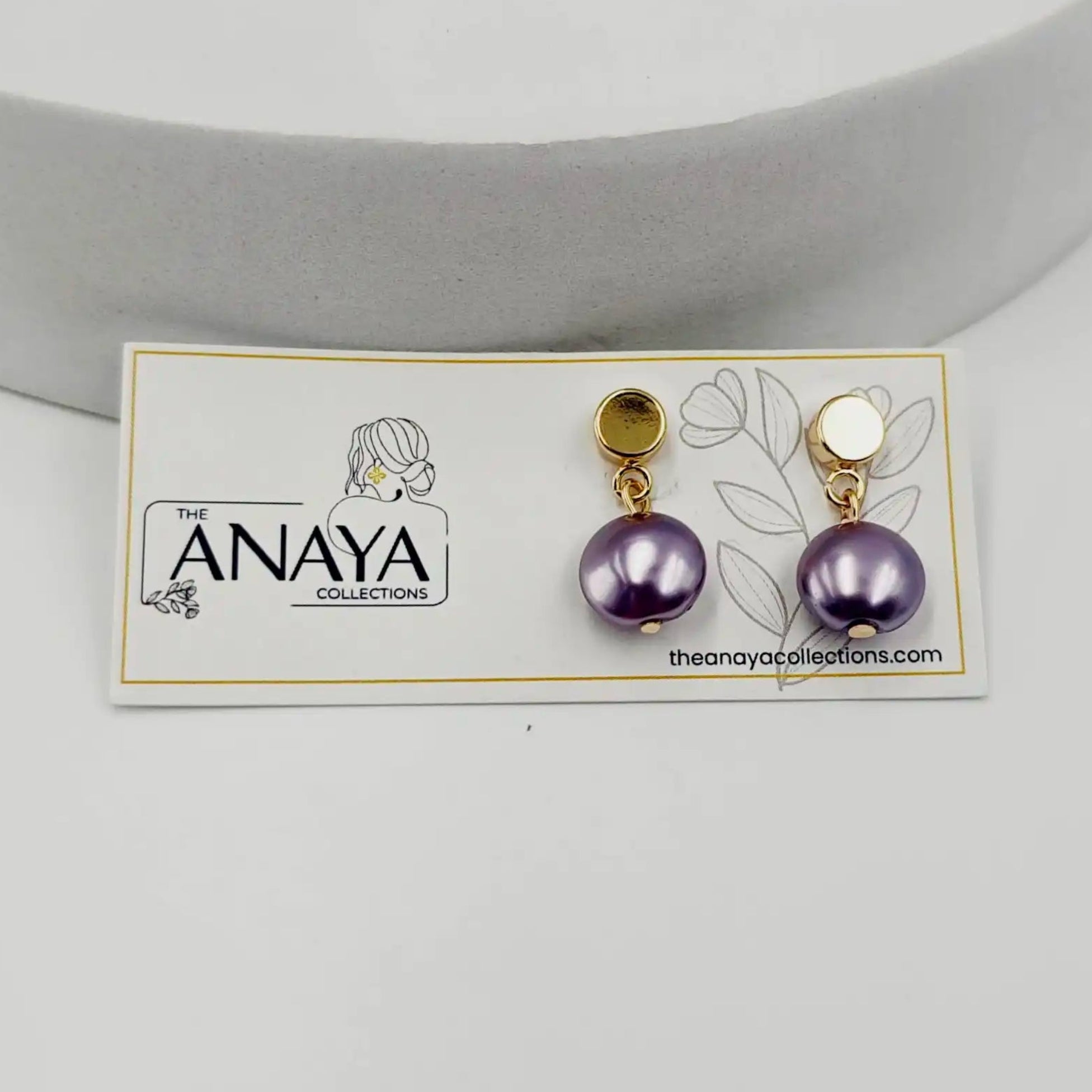 Gems Pearl Dainty Earrings