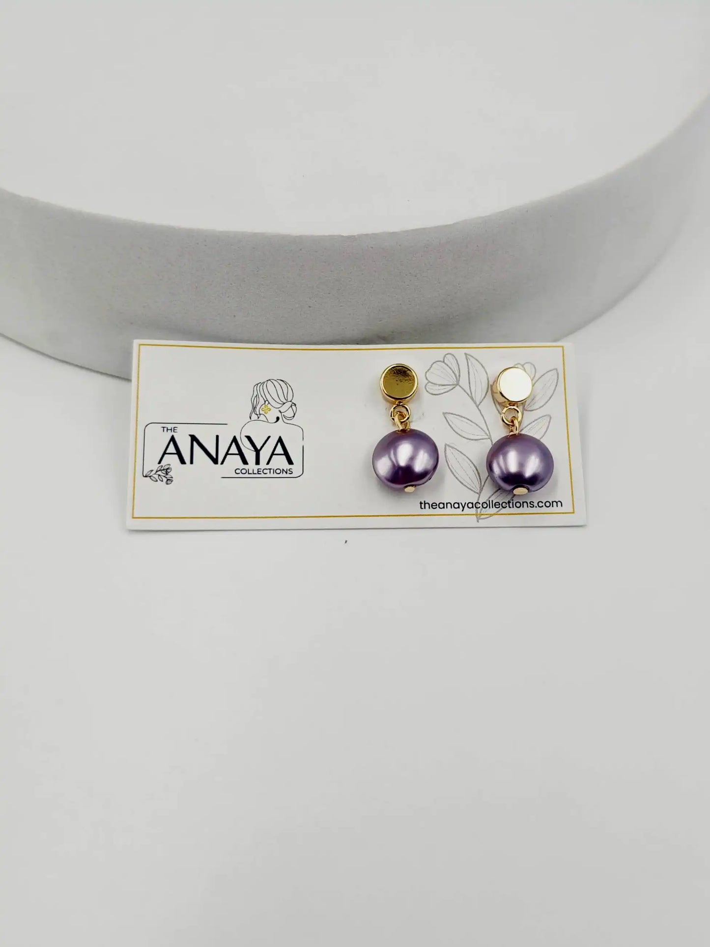 Gems Pearl Dainty Earrings