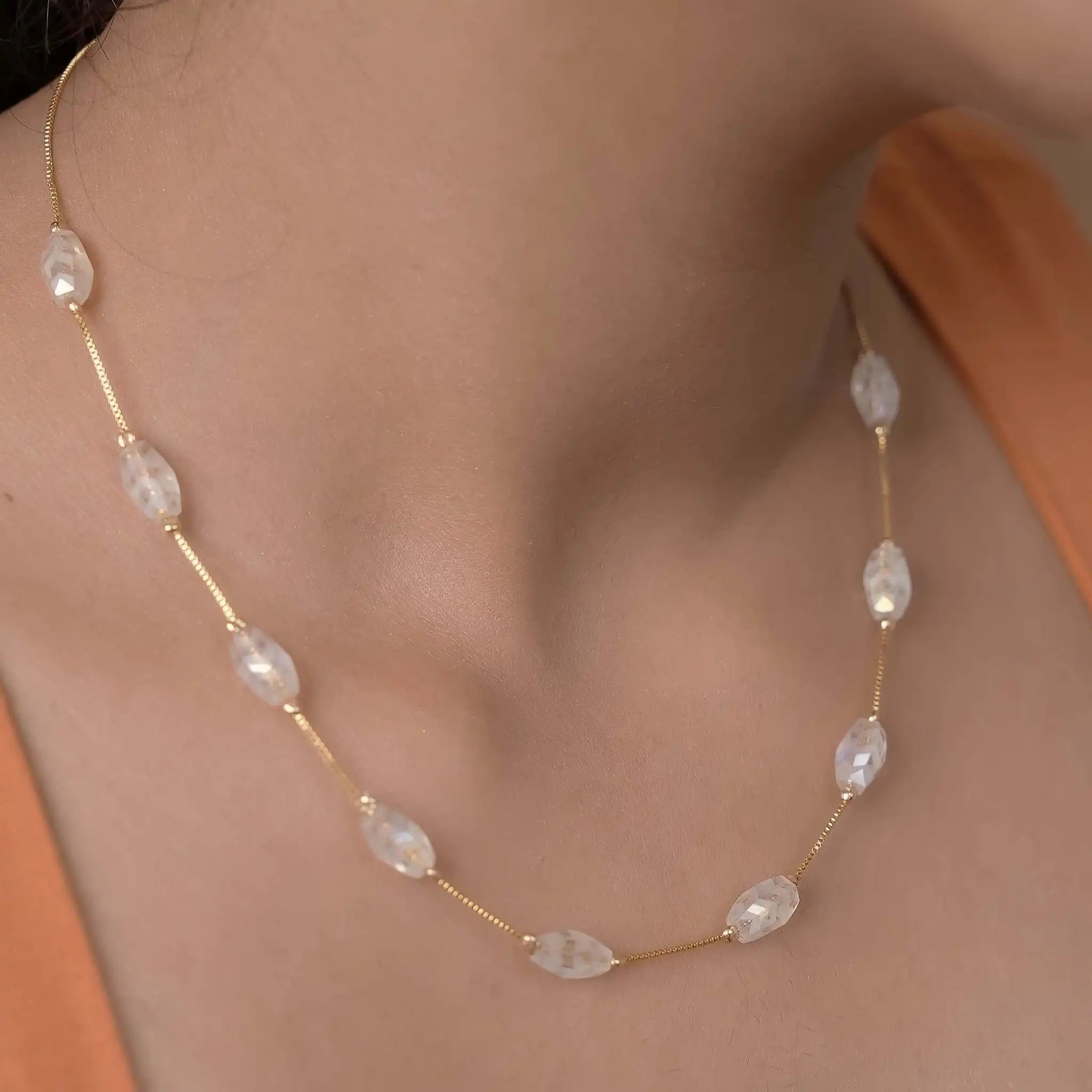 Glacial Beauty Dainty Necklace