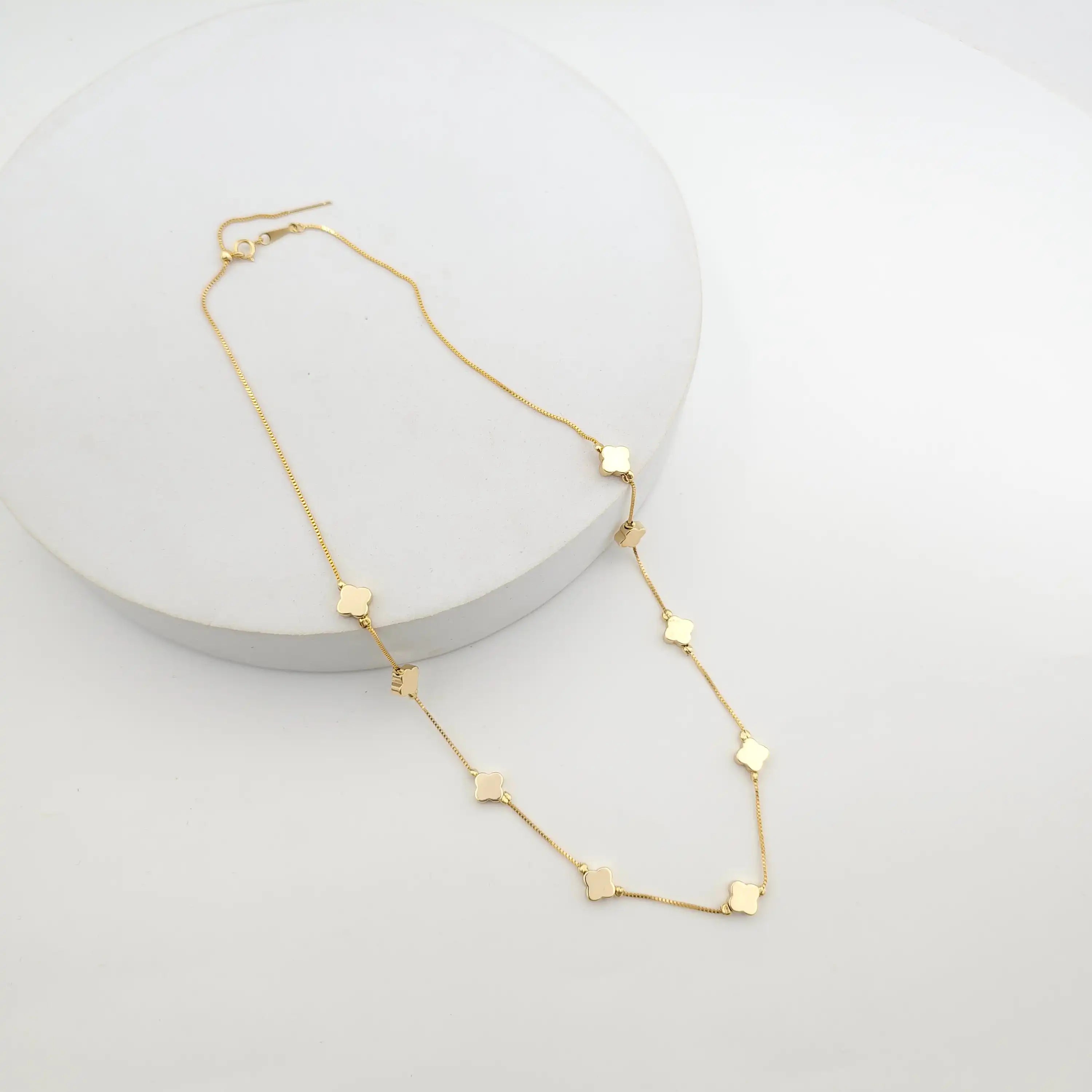 Golden Clover Dainty Set