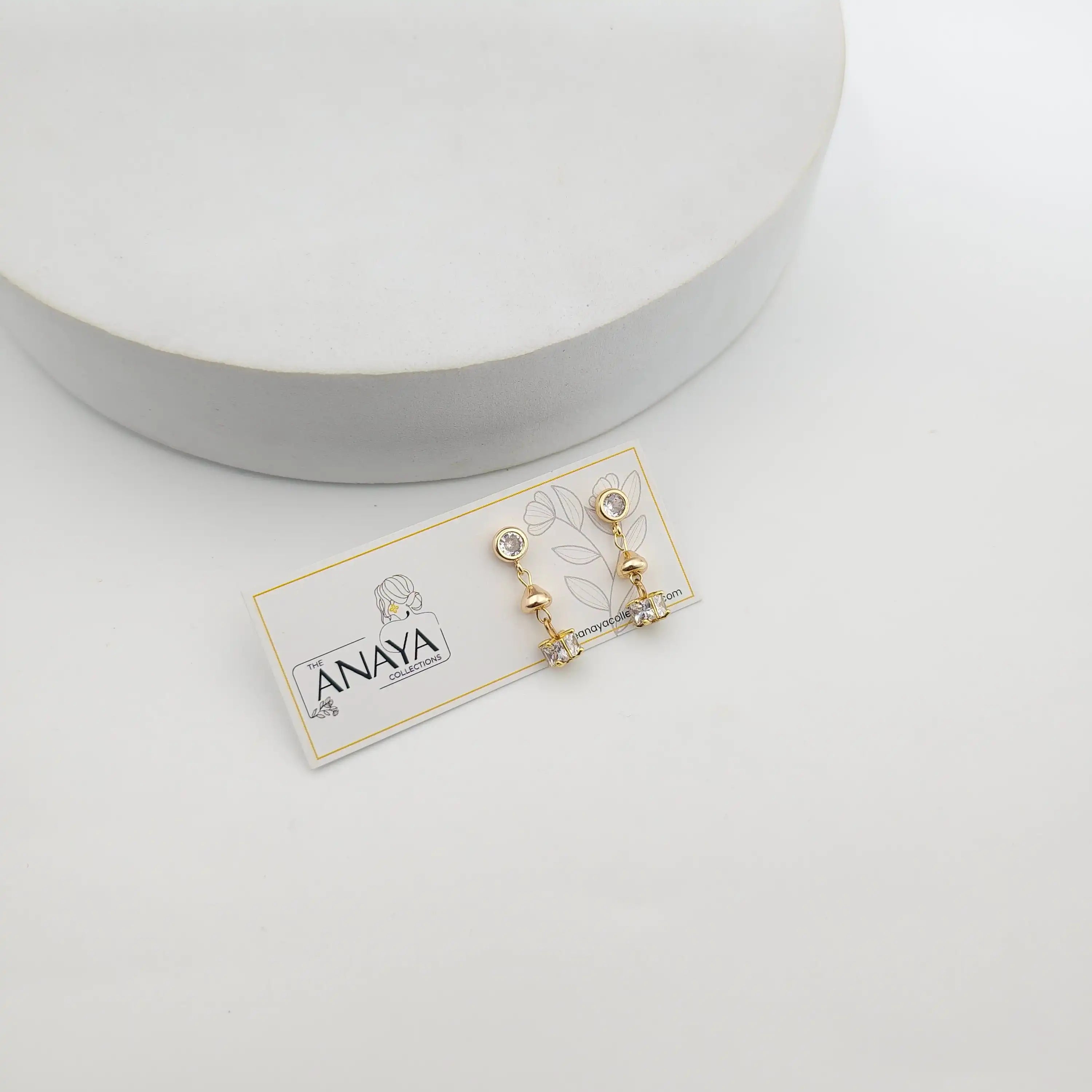 Golden Disco Earrings