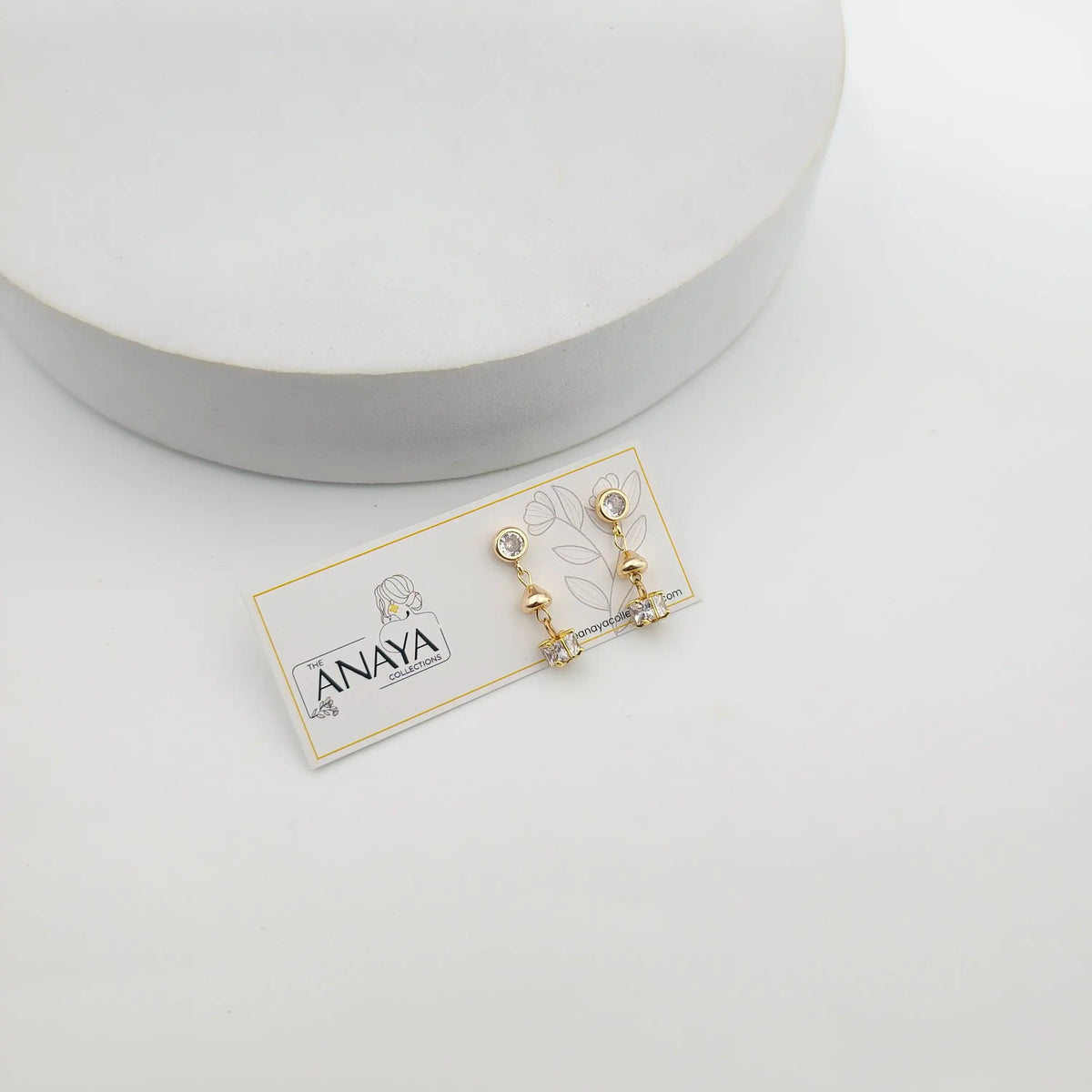 Golden Disco Earrings
