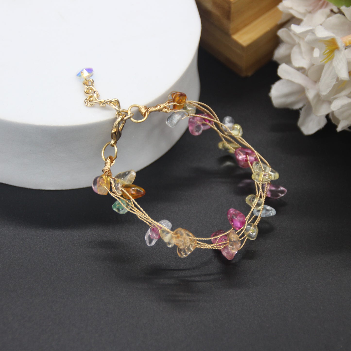 Rainbow Crystal Bracelet