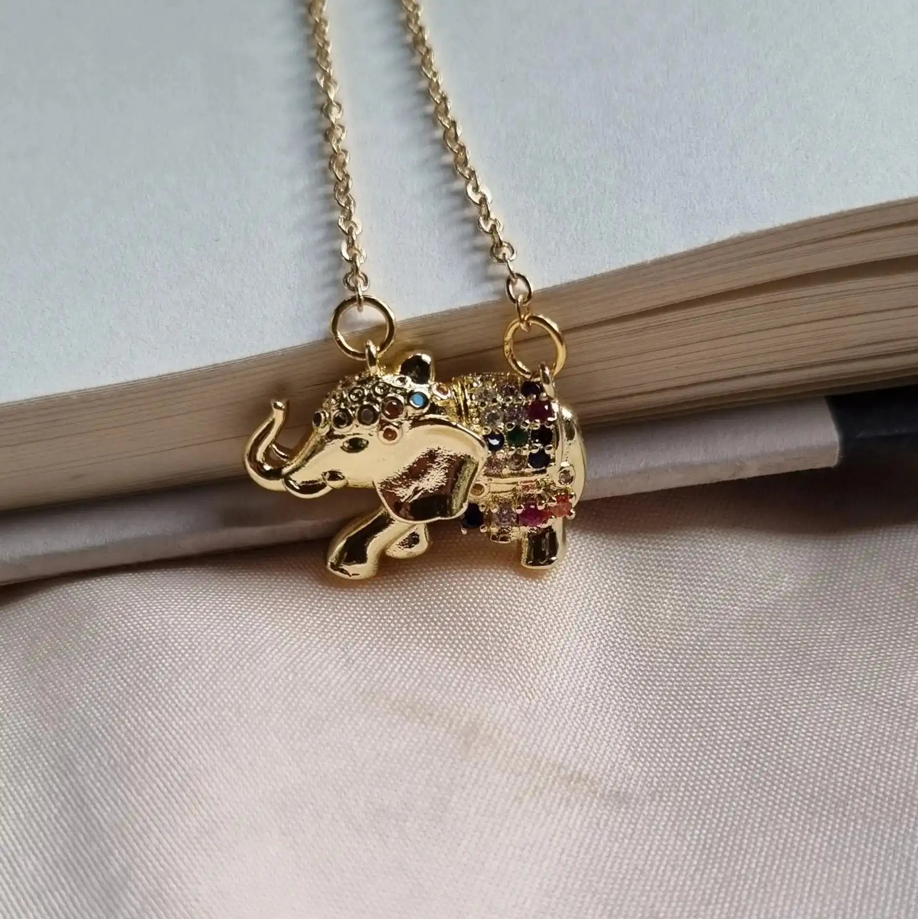 Indian Elephant Pendant Chain