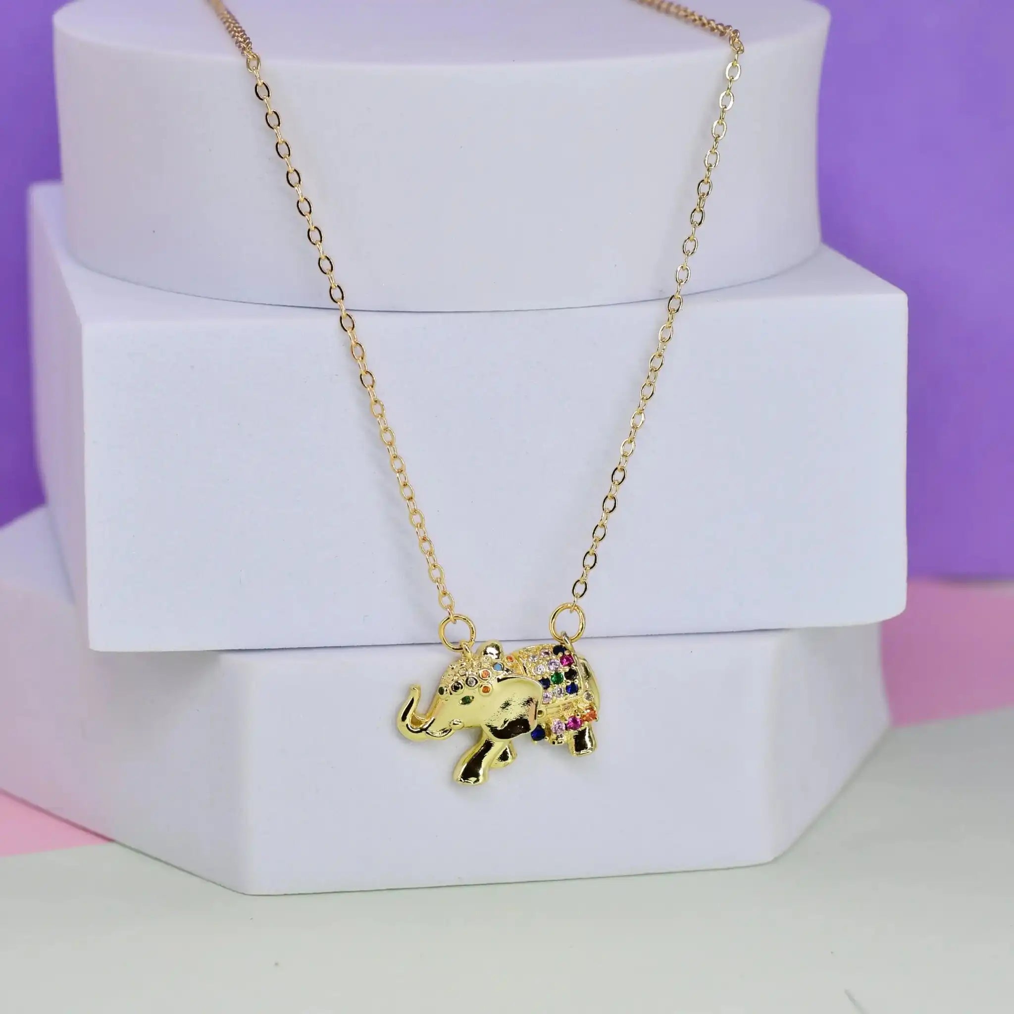 Indian Elephant Pendant Chain