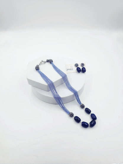 Italian 5 Oval Agates Set