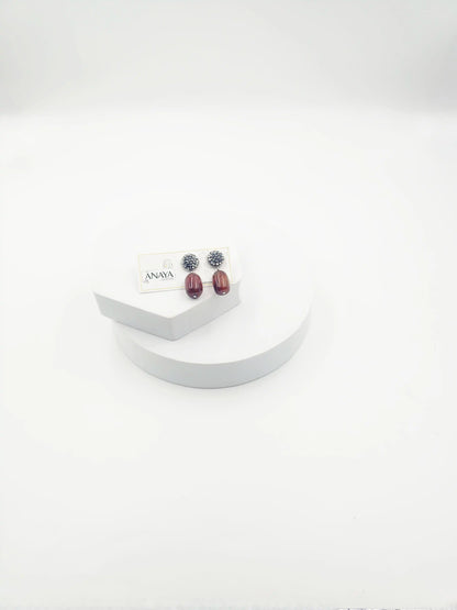 Italian 5 Oval Agates Set