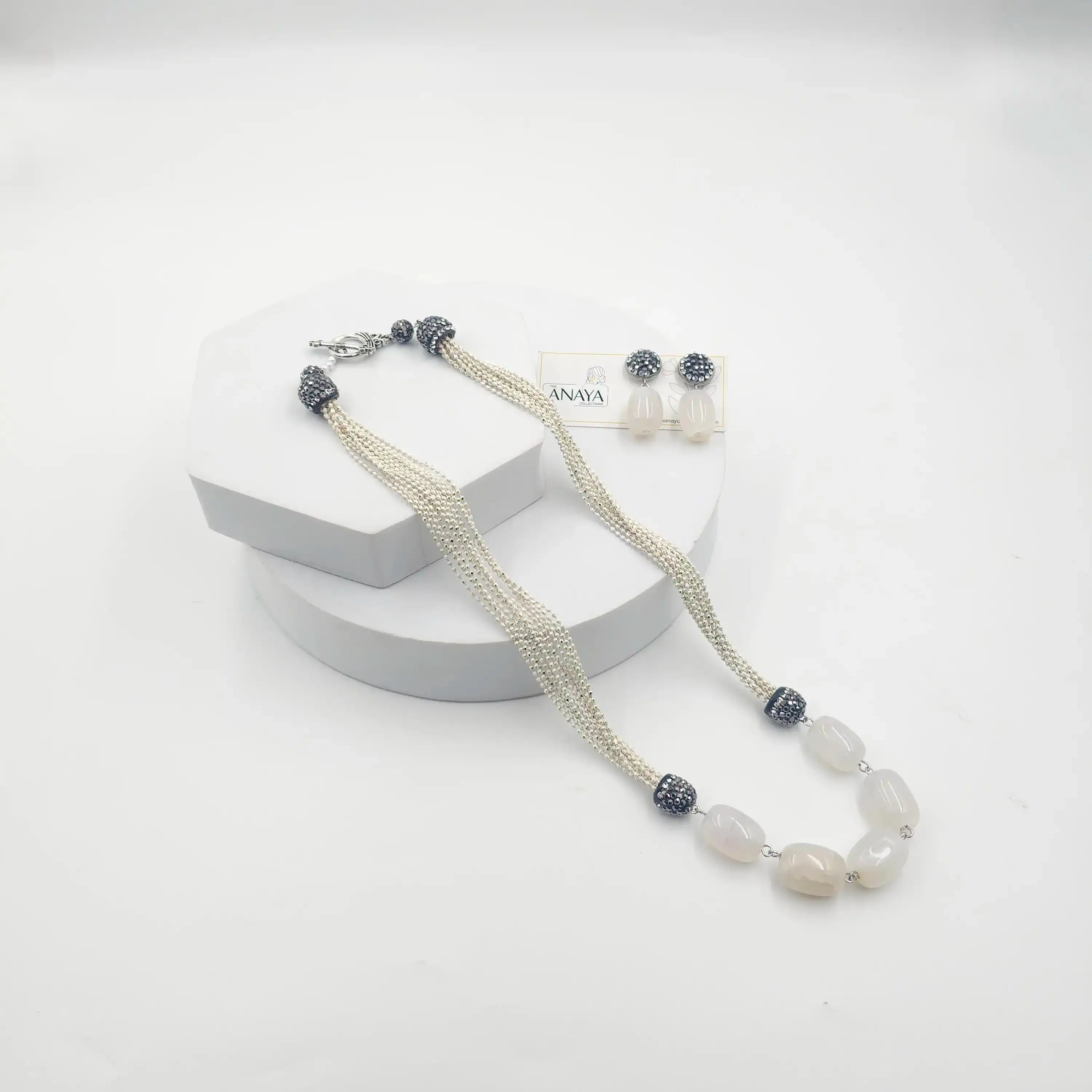 Italian 5 Oval Agates Set