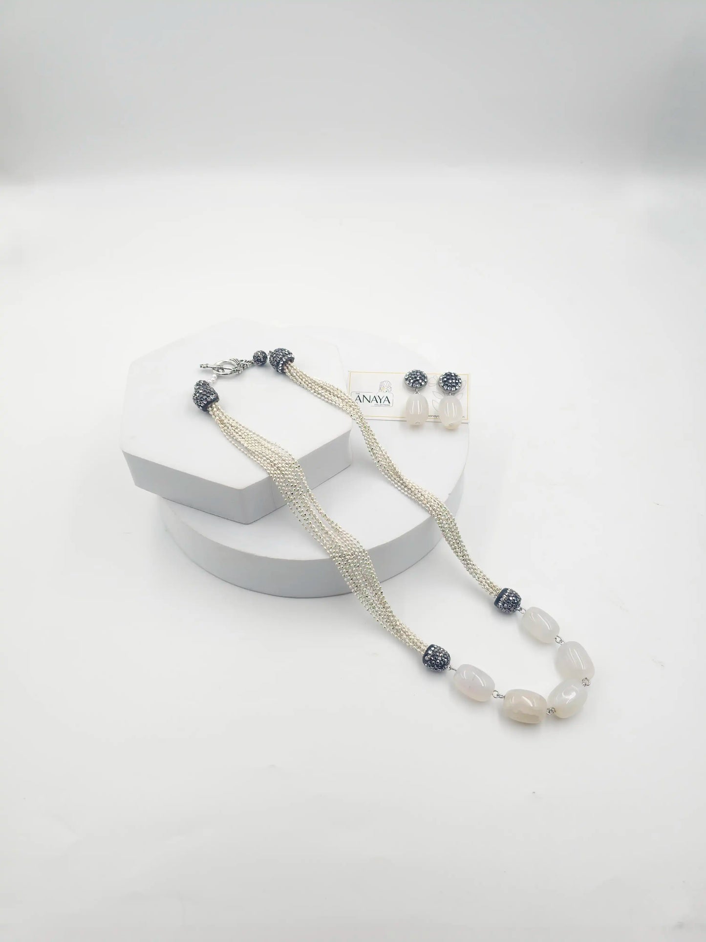 Italian 5 Oval Agates Set