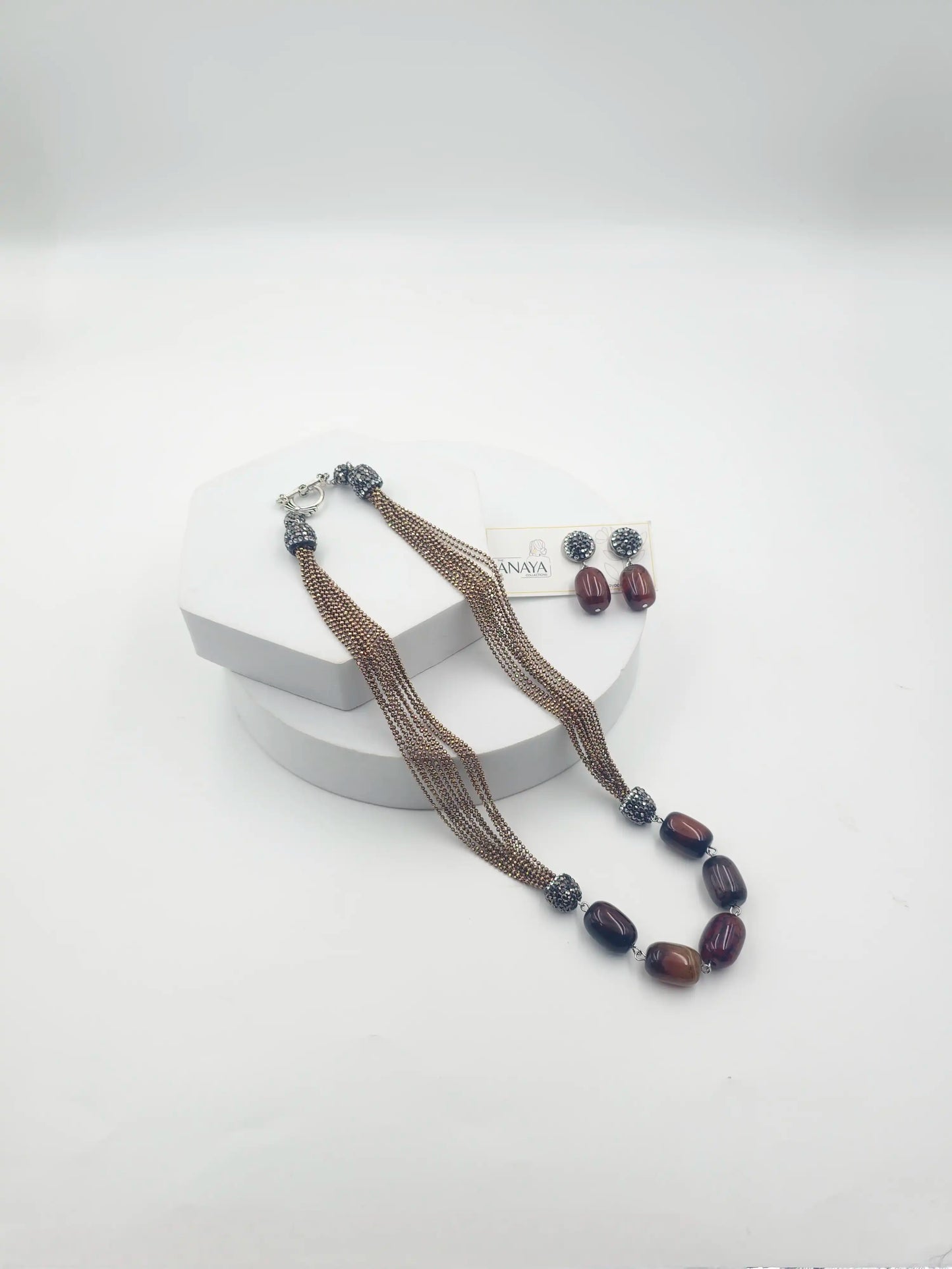 Italian 5 Oval Agates Set