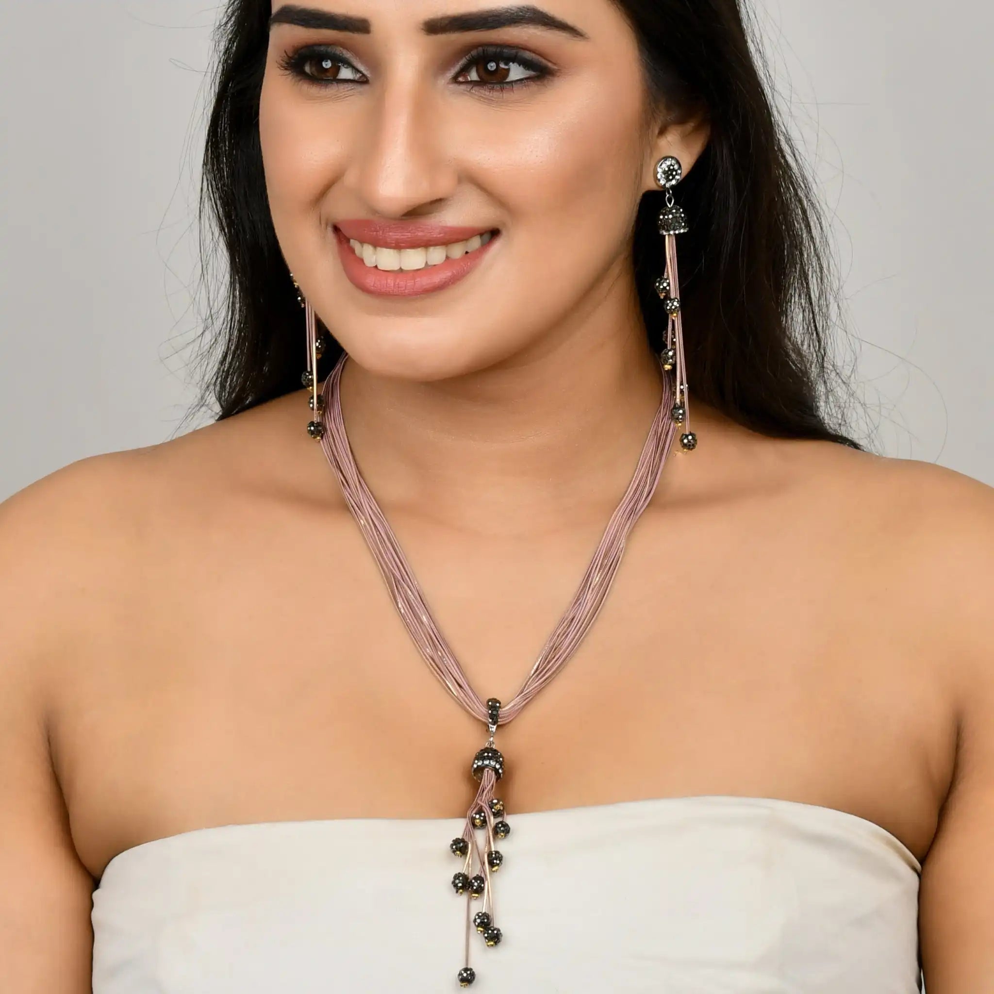 Italian Grace Tassel Radiance Earrings