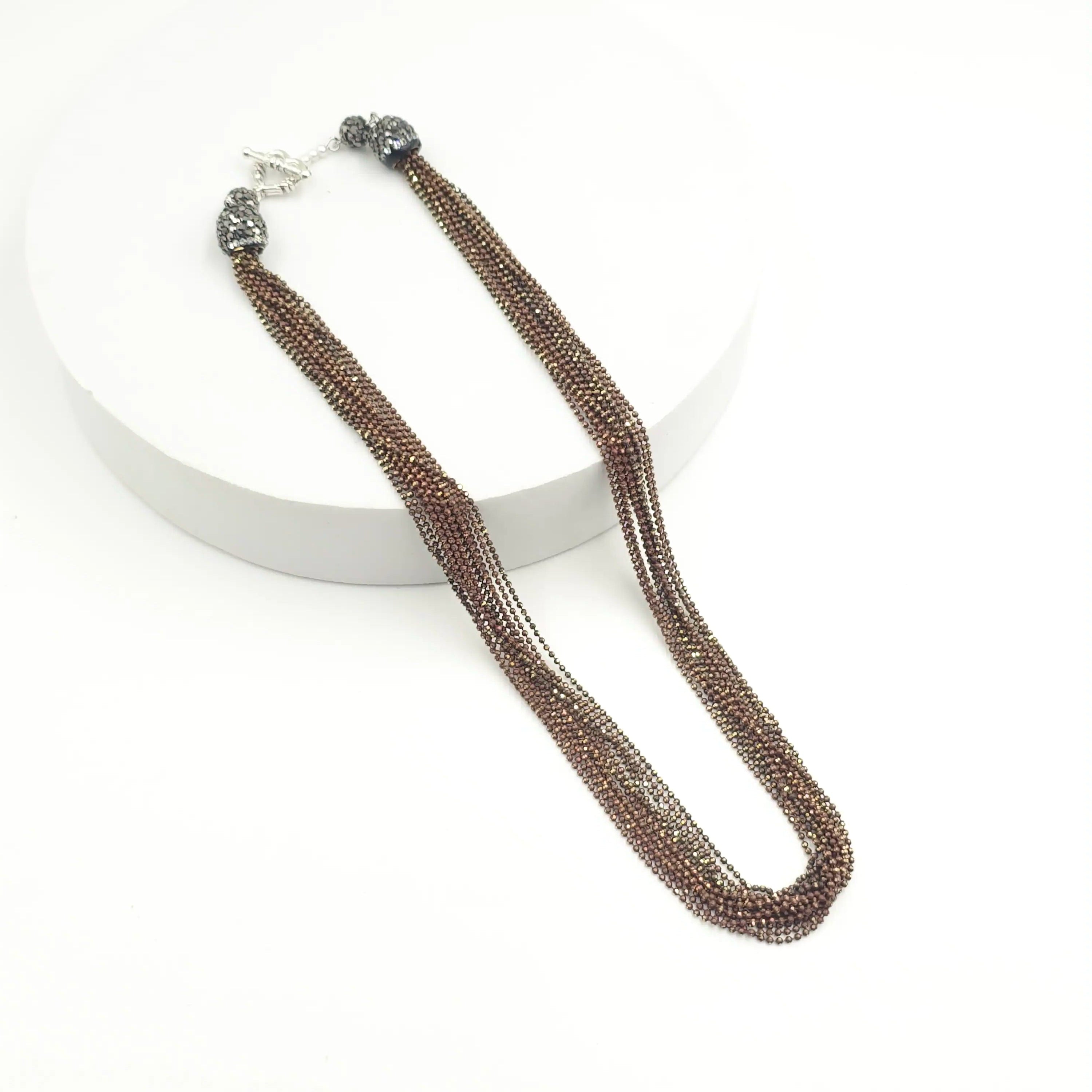 Italian Rice Bead Luxe Necklace