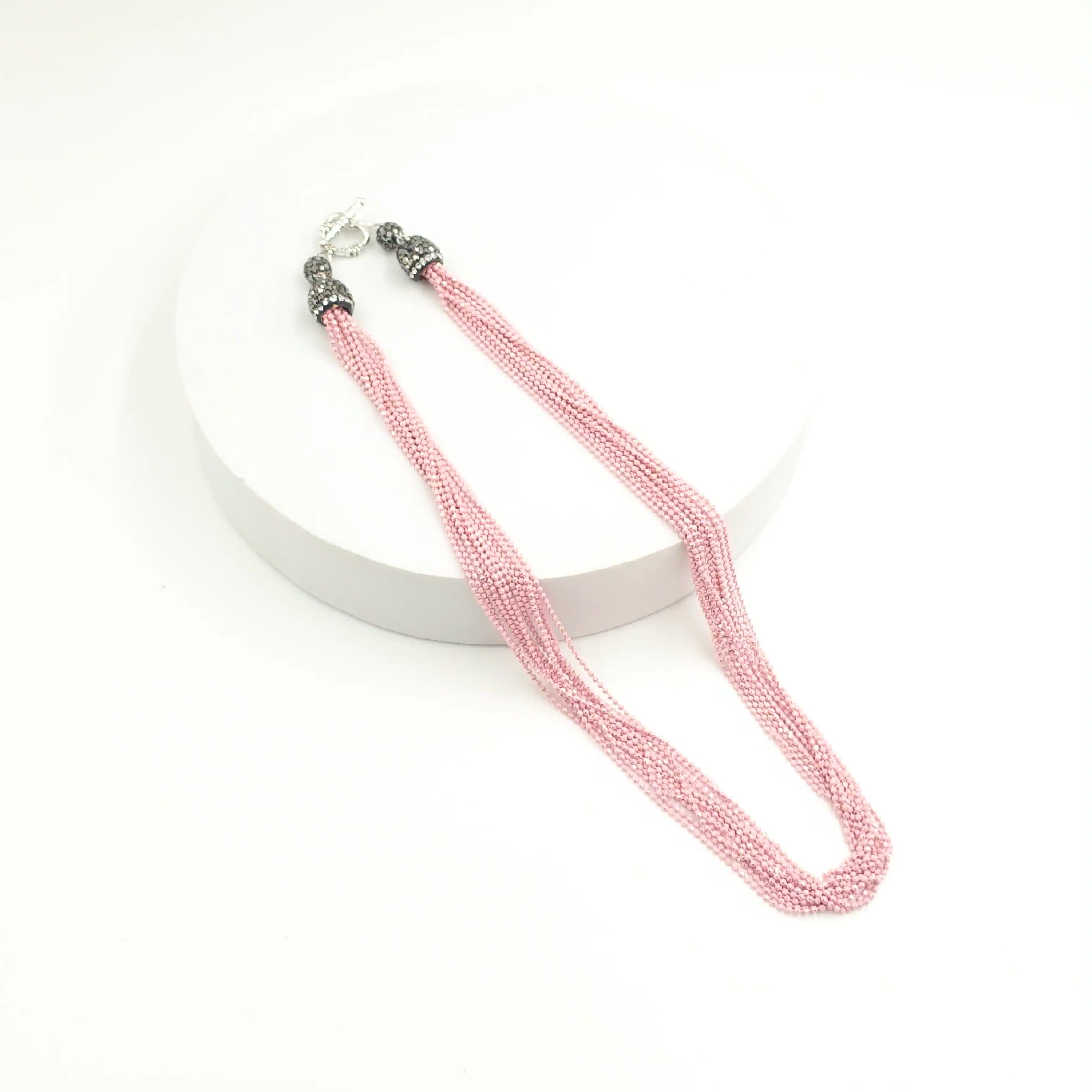 Italian Rice Bead Luxe Necklace