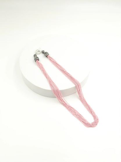 Italian Rice Bead Luxe Necklace