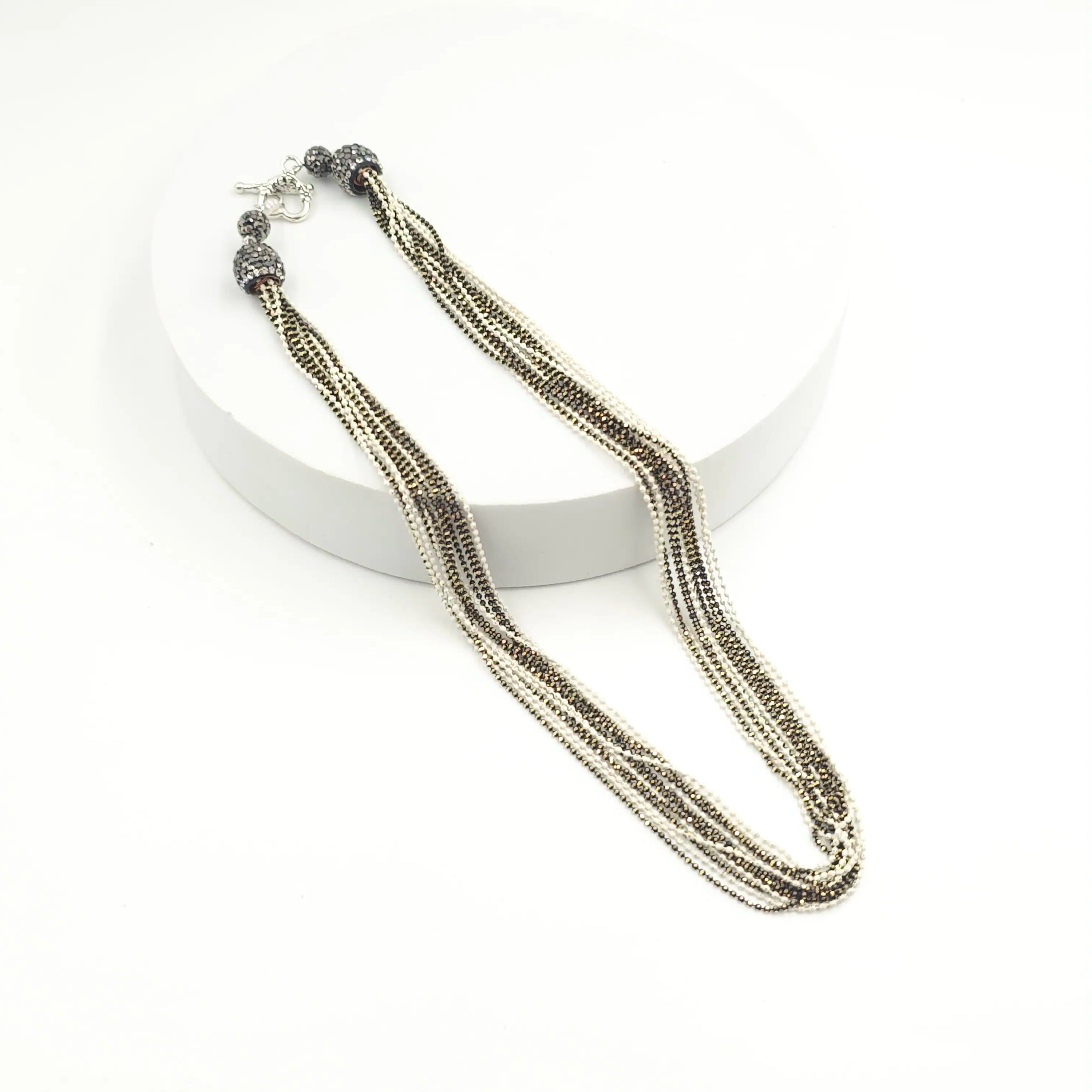 Italian Rice Bead Luxe Necklace