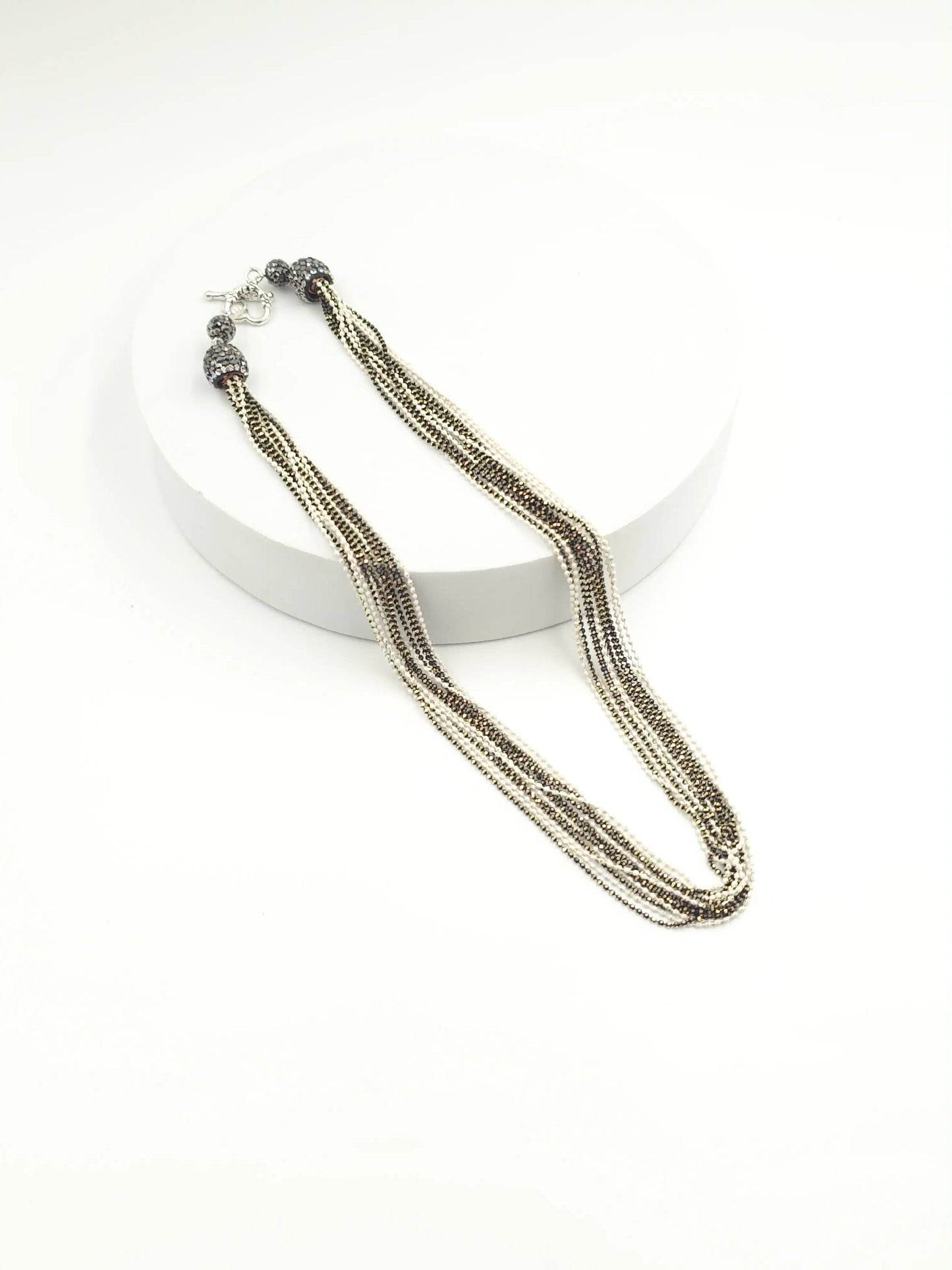 Italian Rice Bead Luxe Necklace