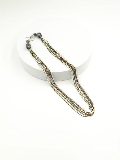 Italian Rice Bead Luxe Necklace