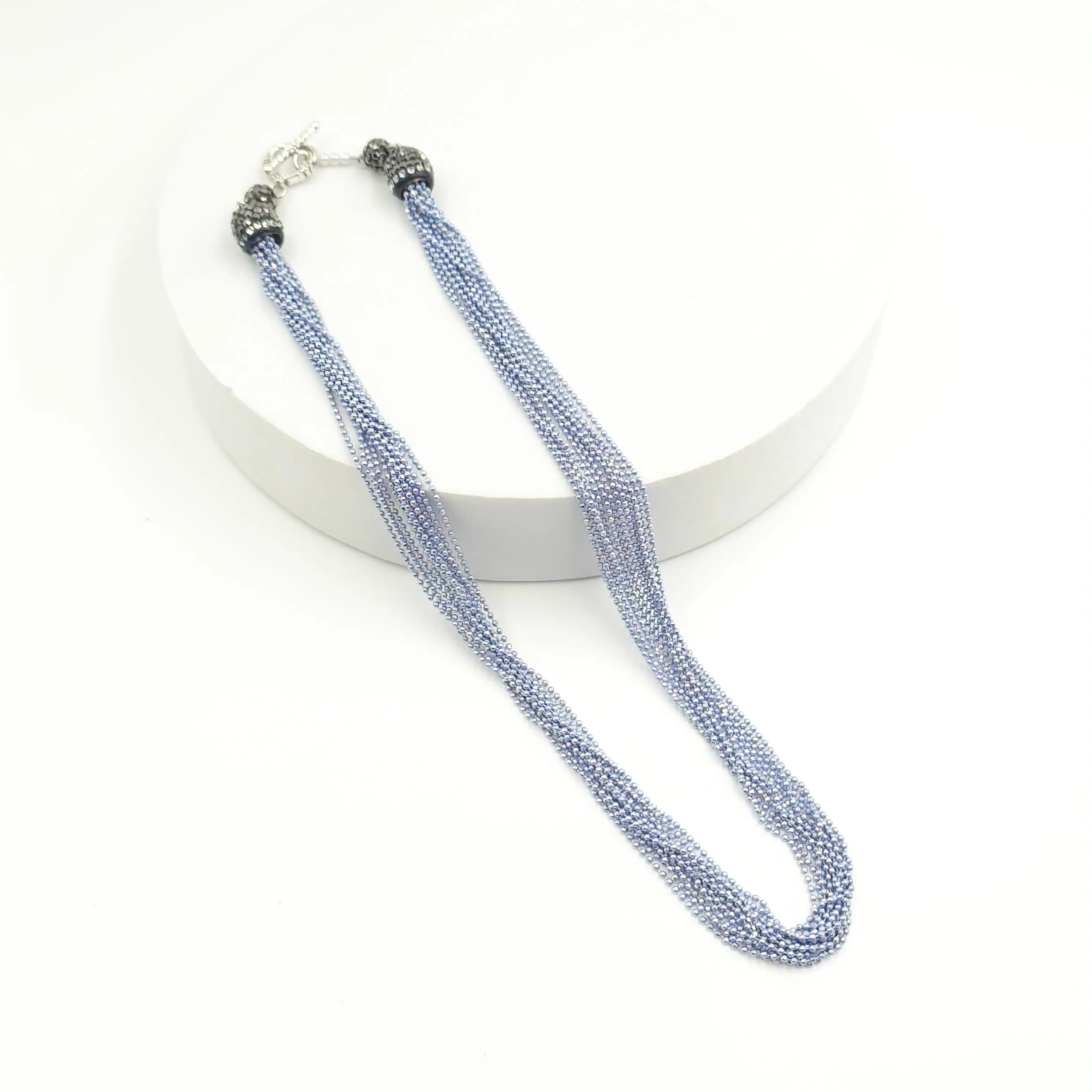 Italian Rice Bead Luxe Necklace