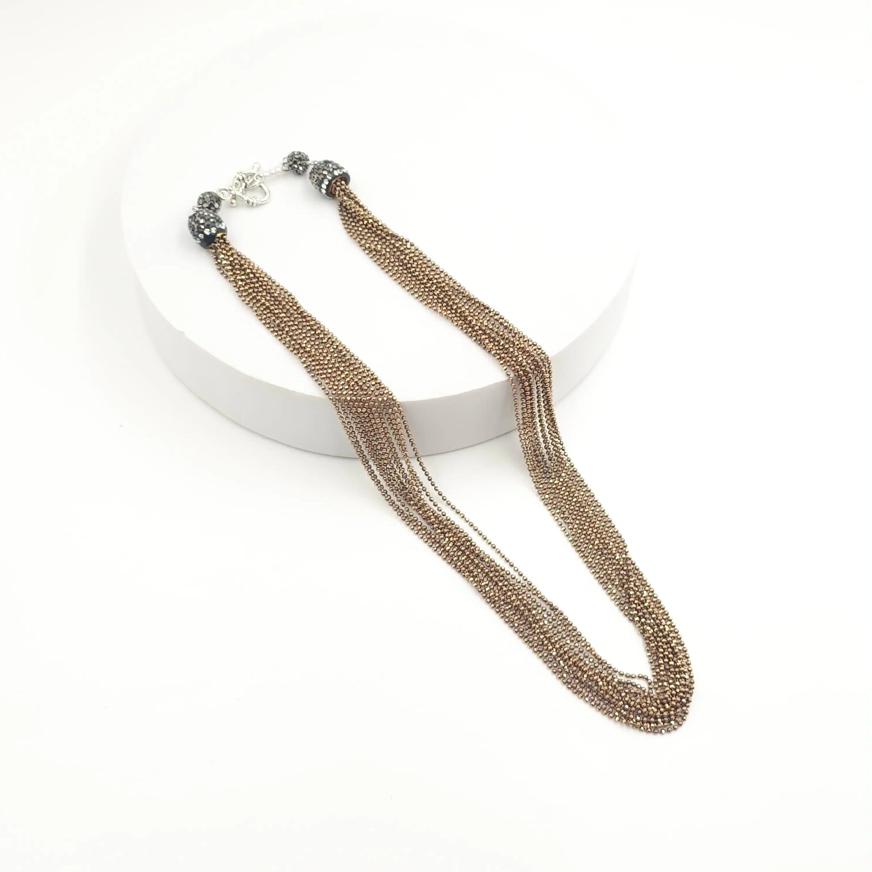 Italian Rice Bead Luxe Necklace
