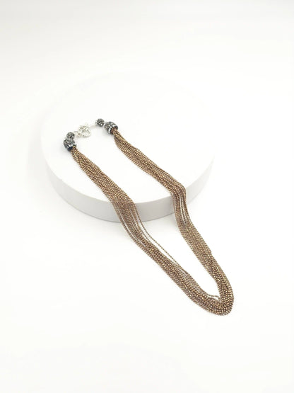 Italian Rice Bead Luxe Necklace