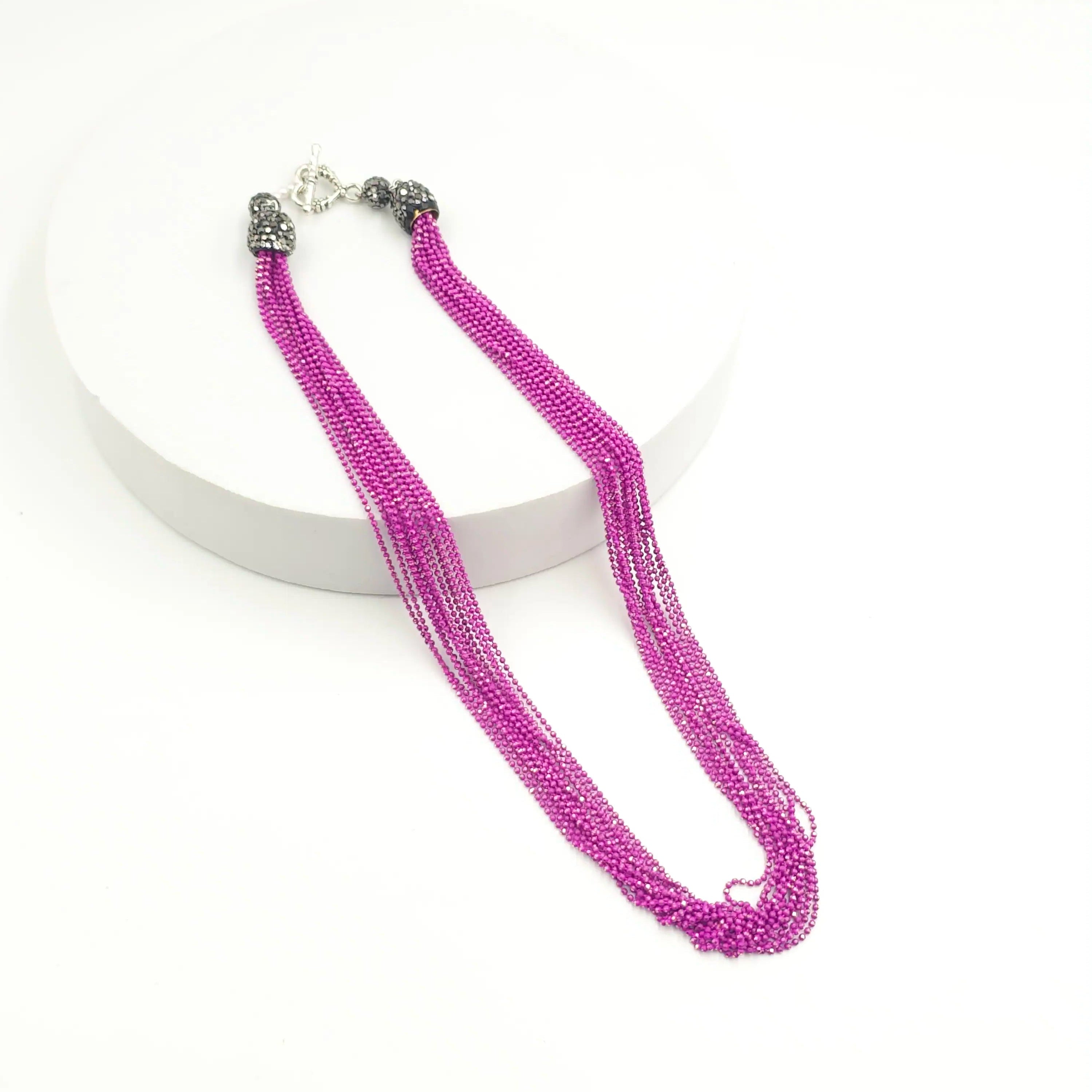 Italian Rice Bead Luxe Necklace