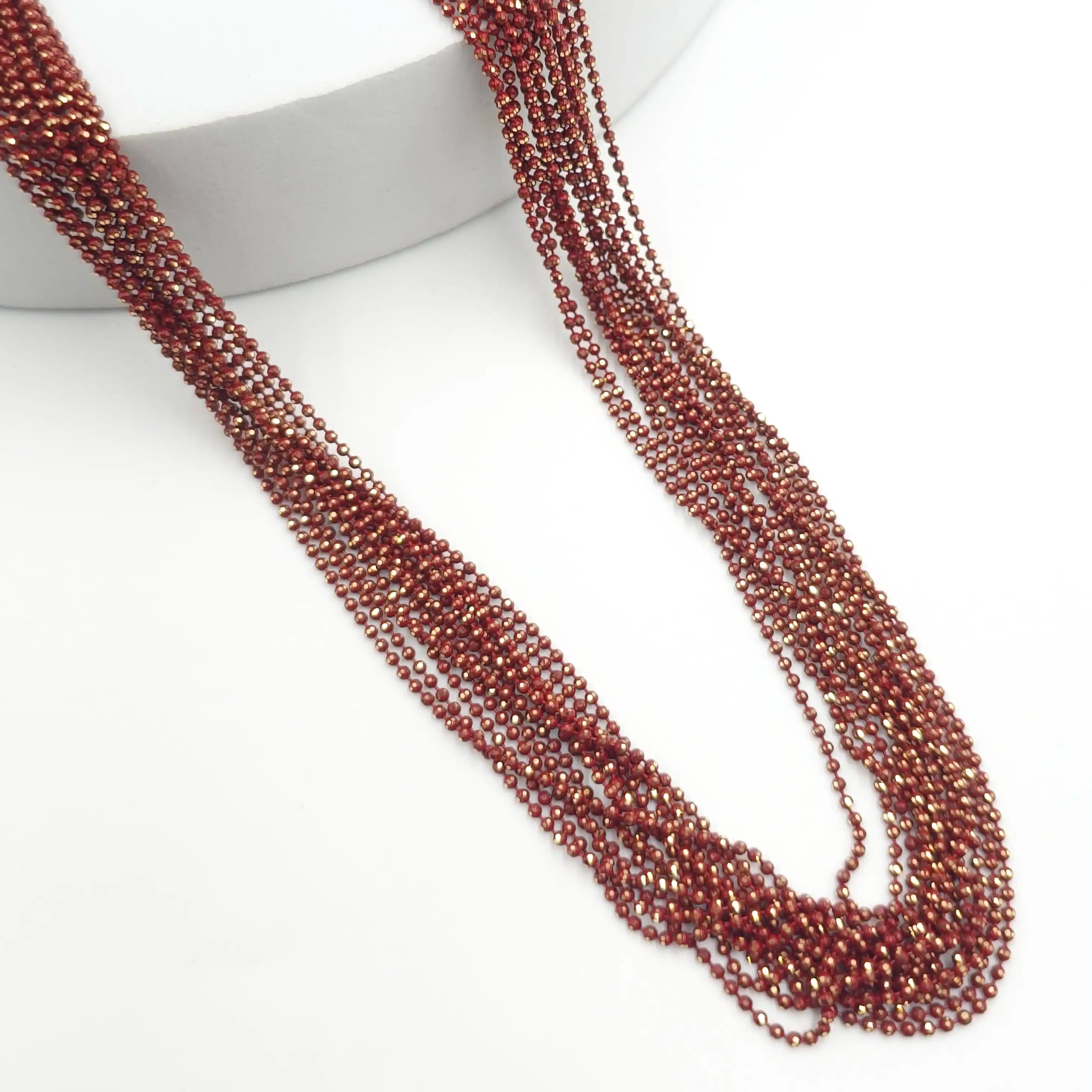 Italian Rice Bead Luxe Necklace