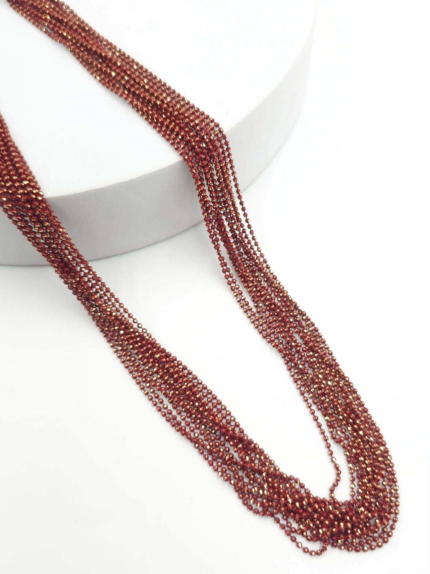 Italian Rice Bead Luxe Necklace