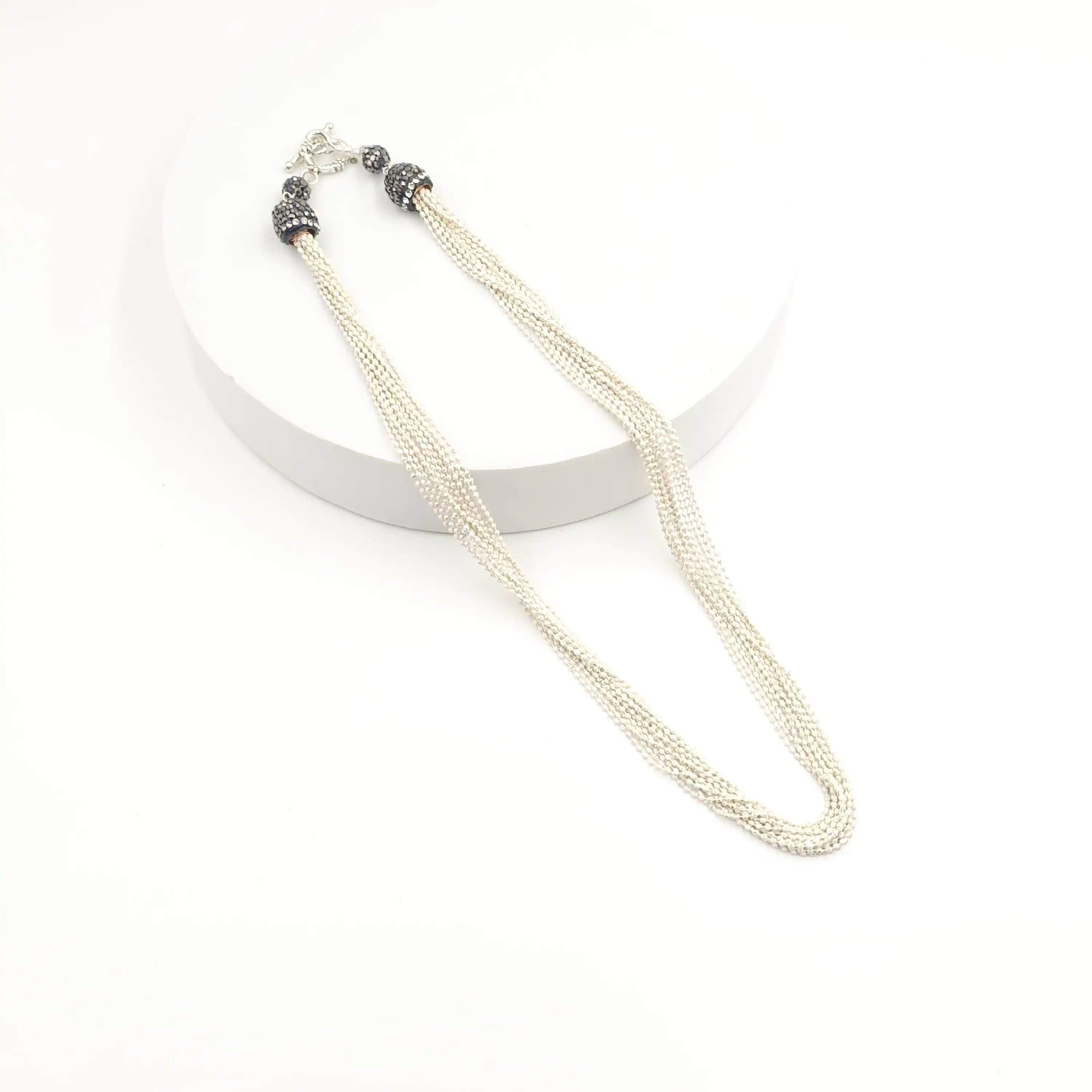 Italian Rice Bead Luxe Necklace