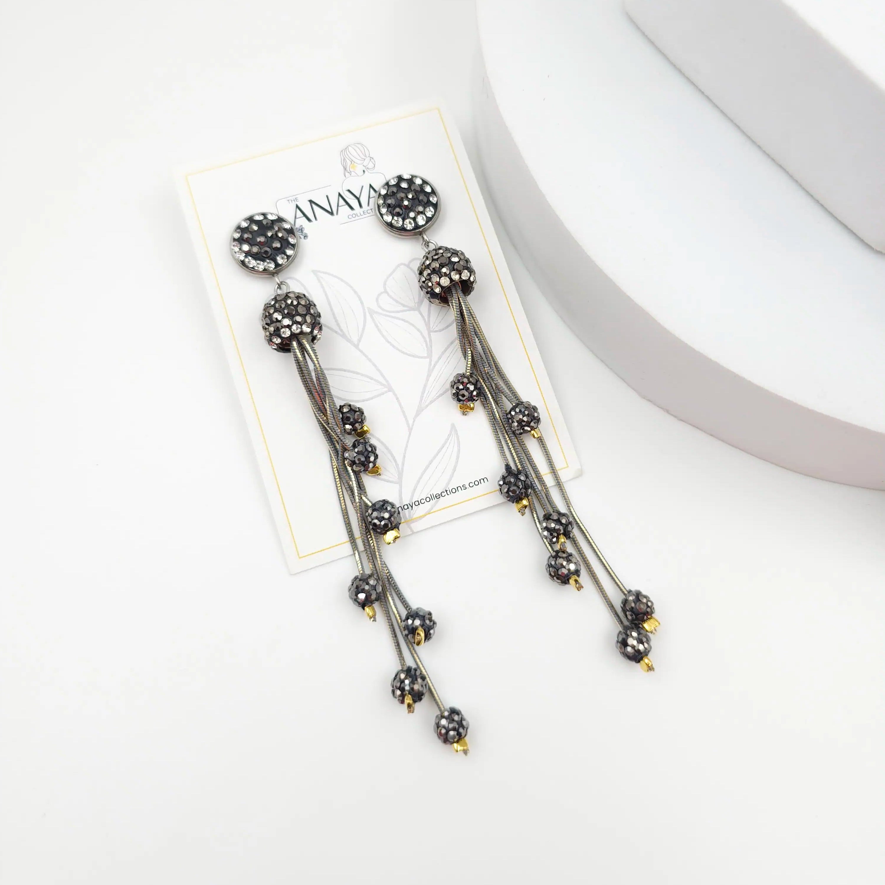 Italian Grace Tassel Radiance Earrings