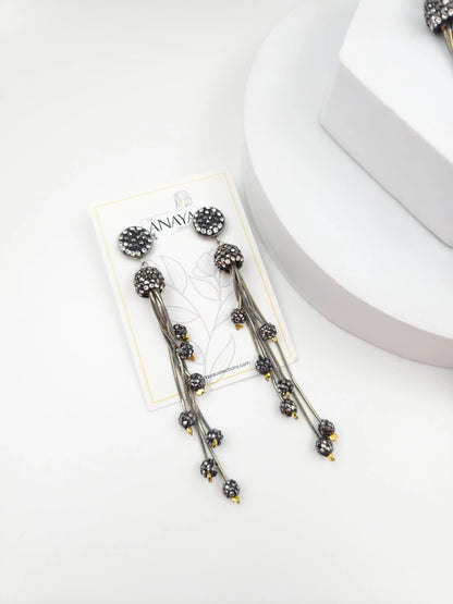 Italian Grace Tassel Radiance Earrings