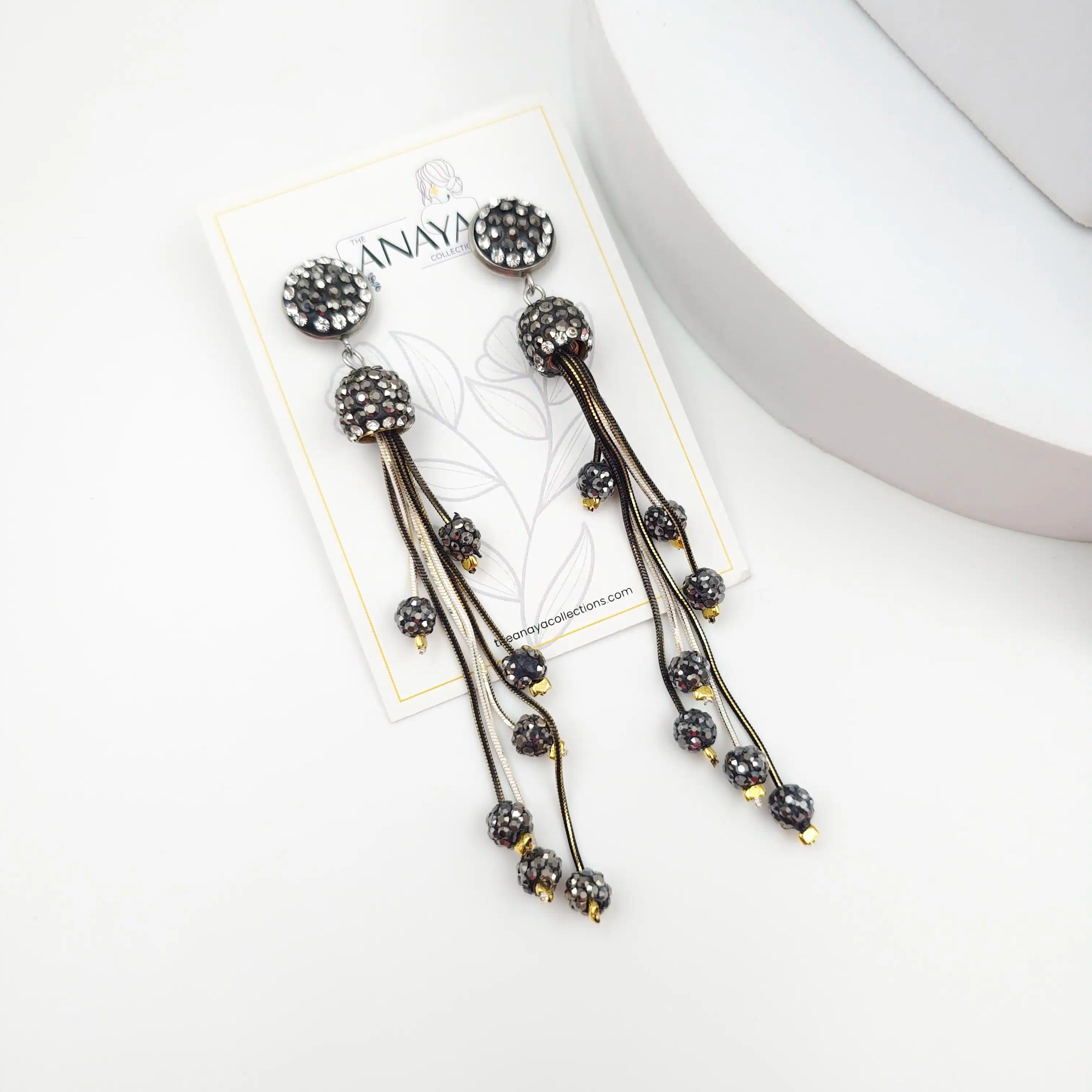 Italian Grace Tassel Radiance Earrings