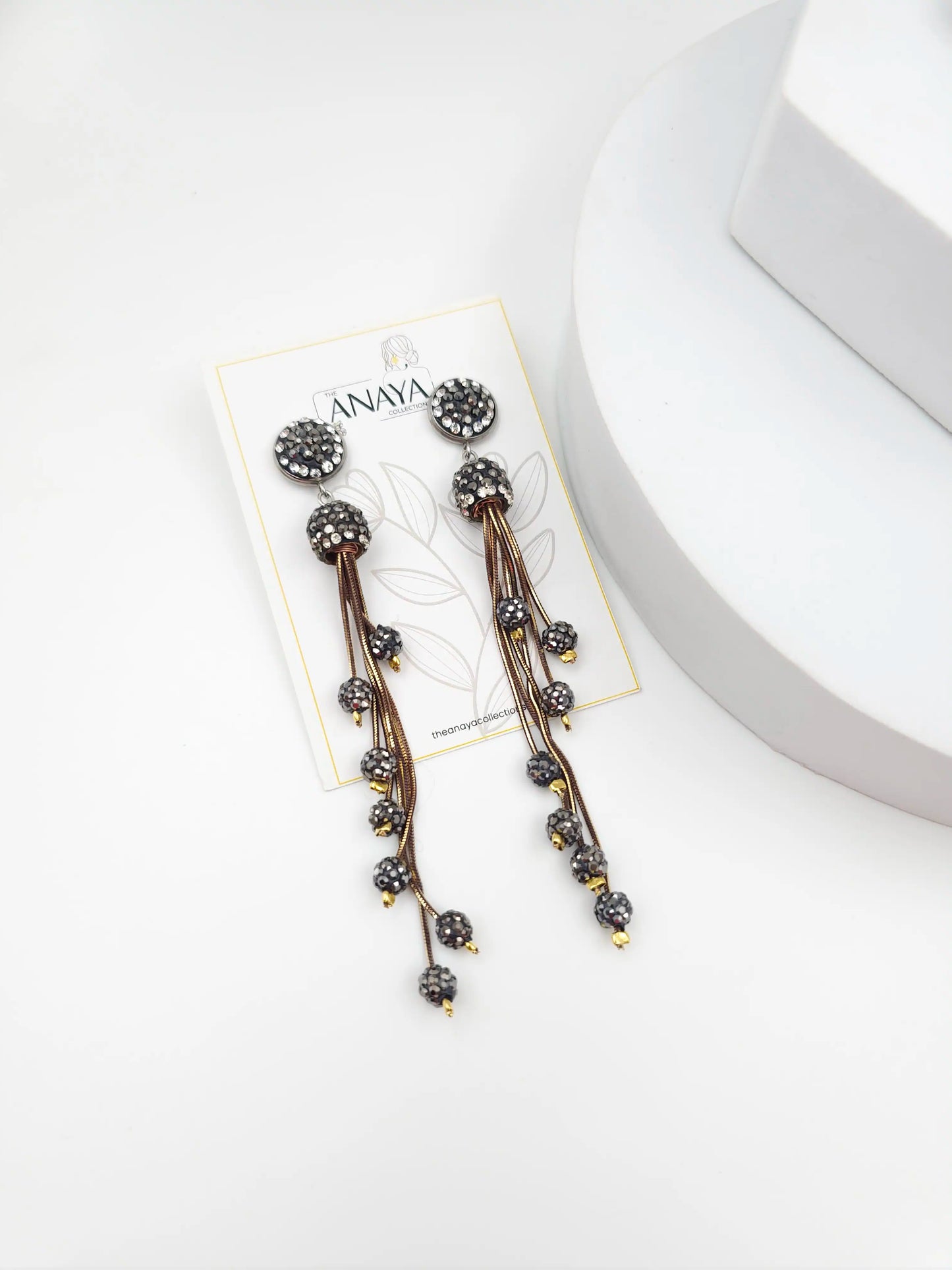 Italian Grace Tassel Radiance Earrings