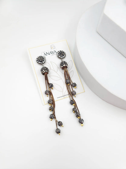 Italian Grace Tassel Radiance Earrings