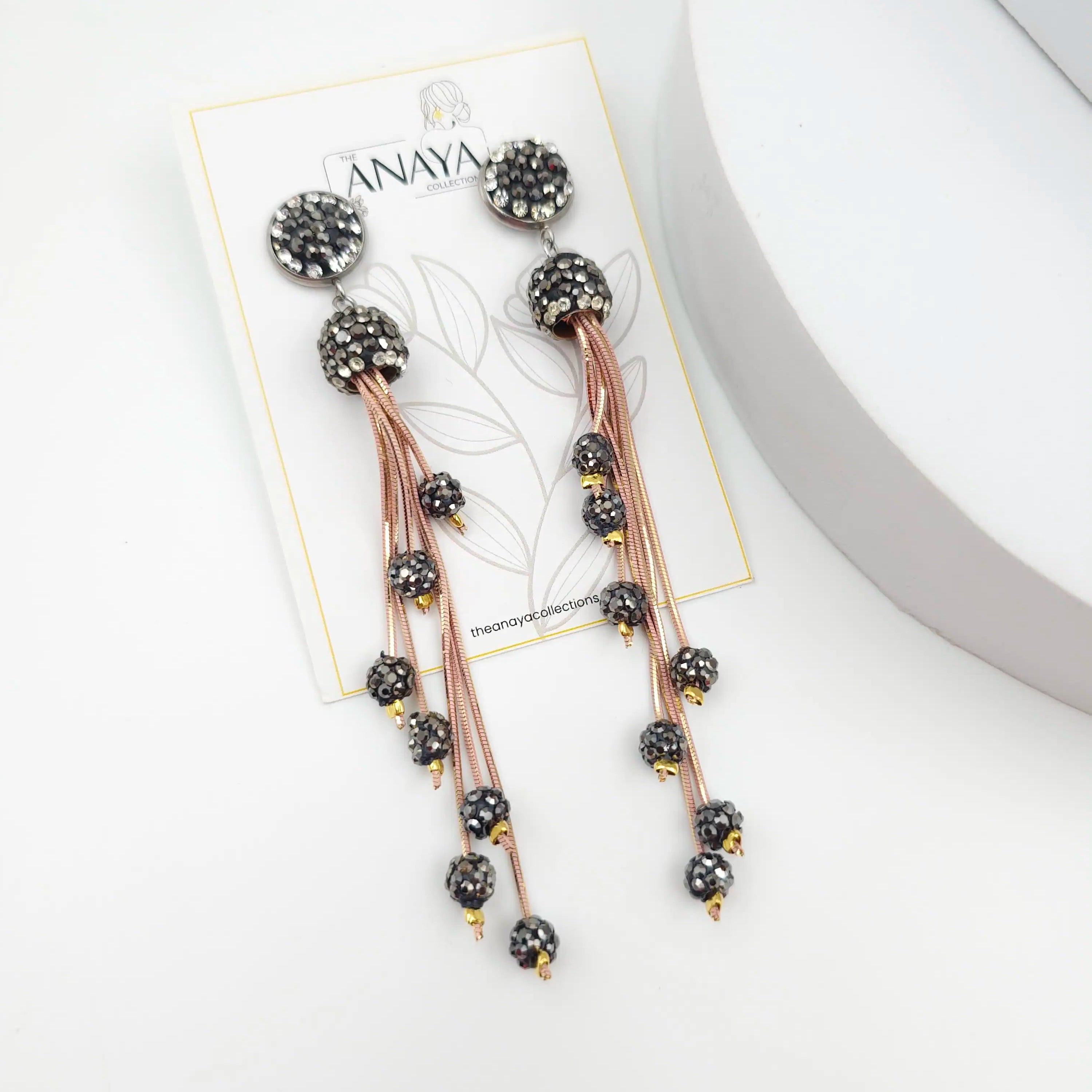 Italian Grace Tassel Radiance Earrings