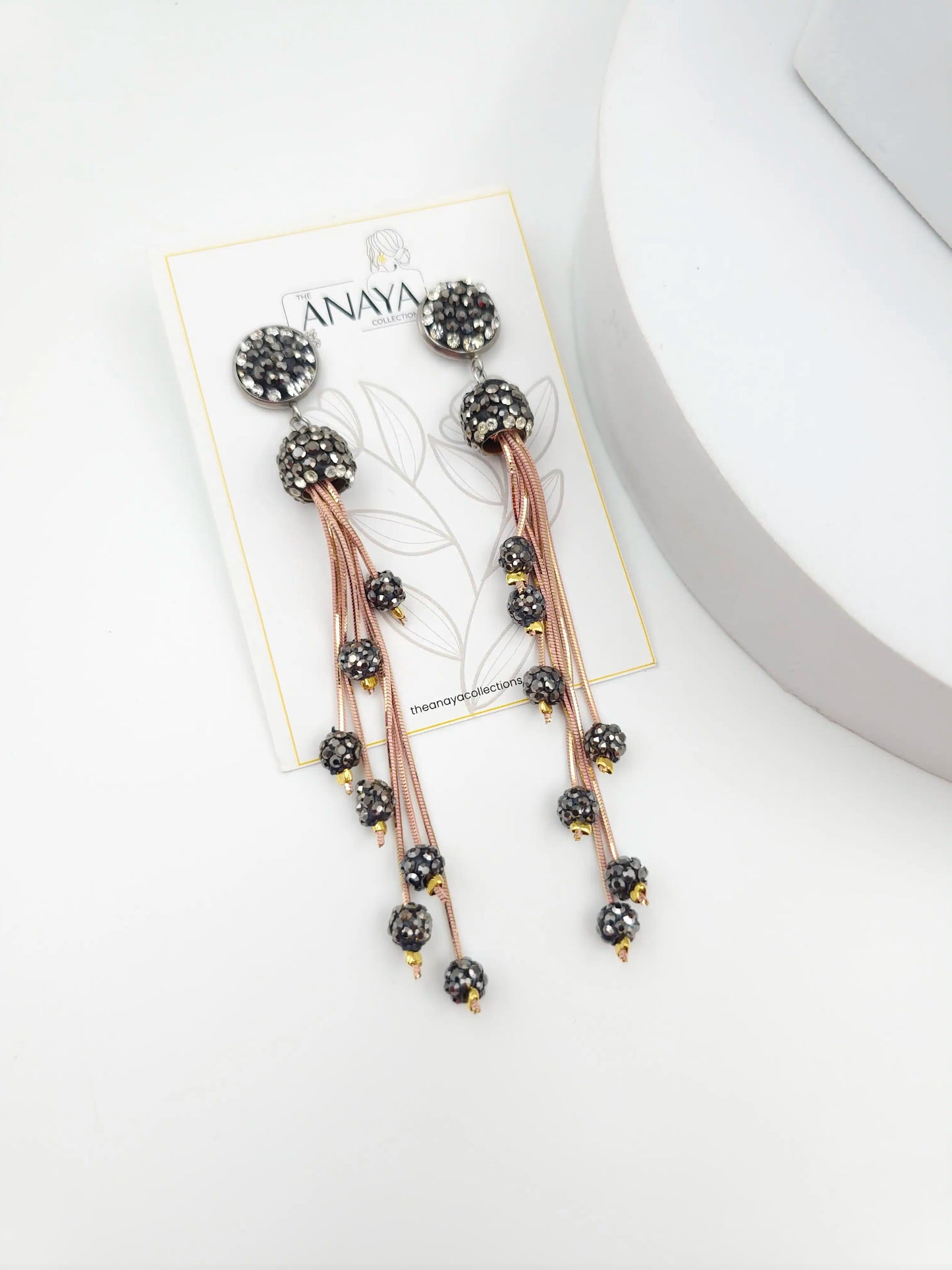 Italian Grace Tassel Radiance Earrings