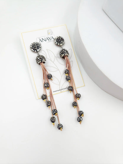 Italian Grace Tassel Radiance Earrings