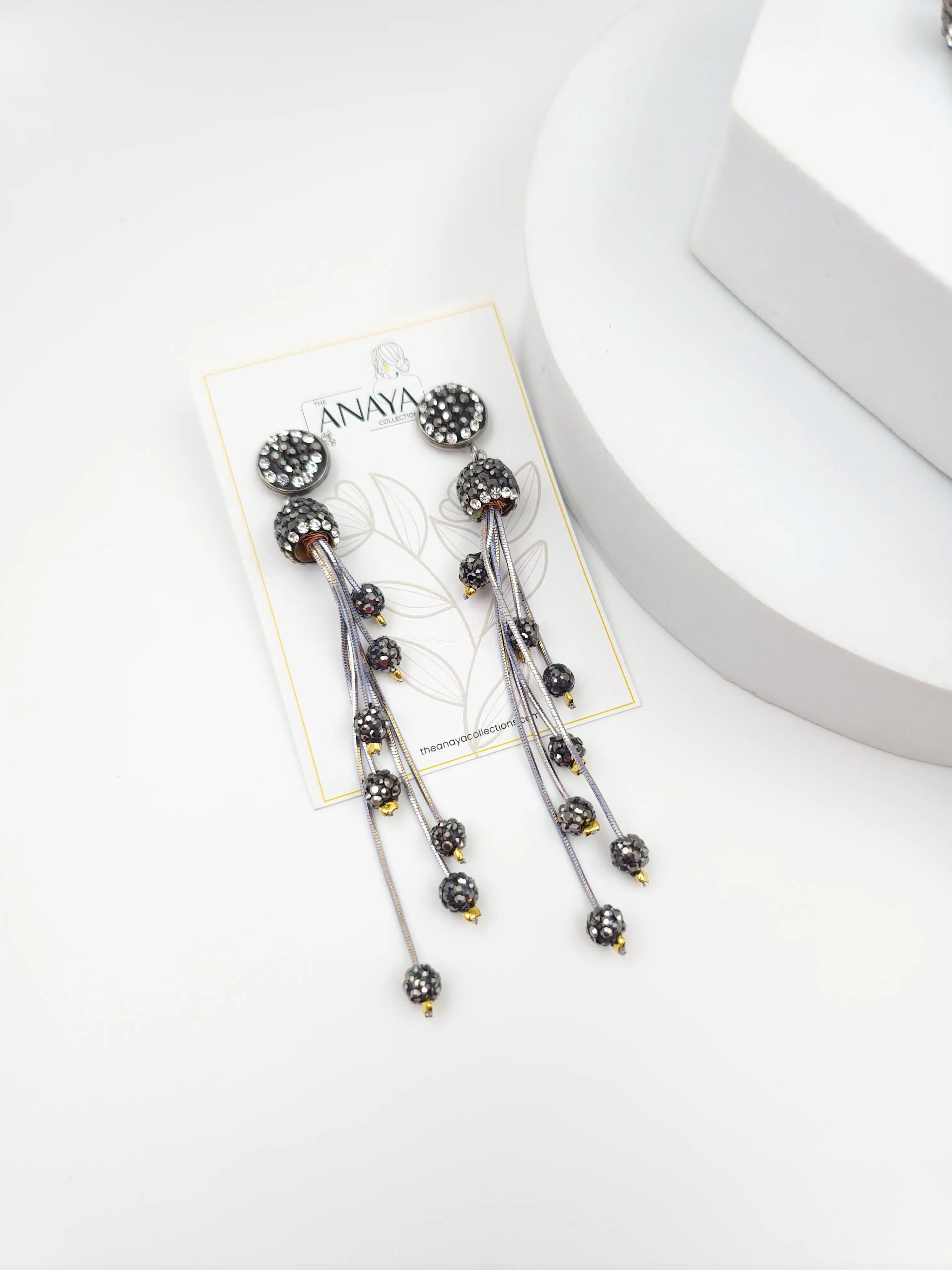 Italian Grace Tassel Radiance Earrings