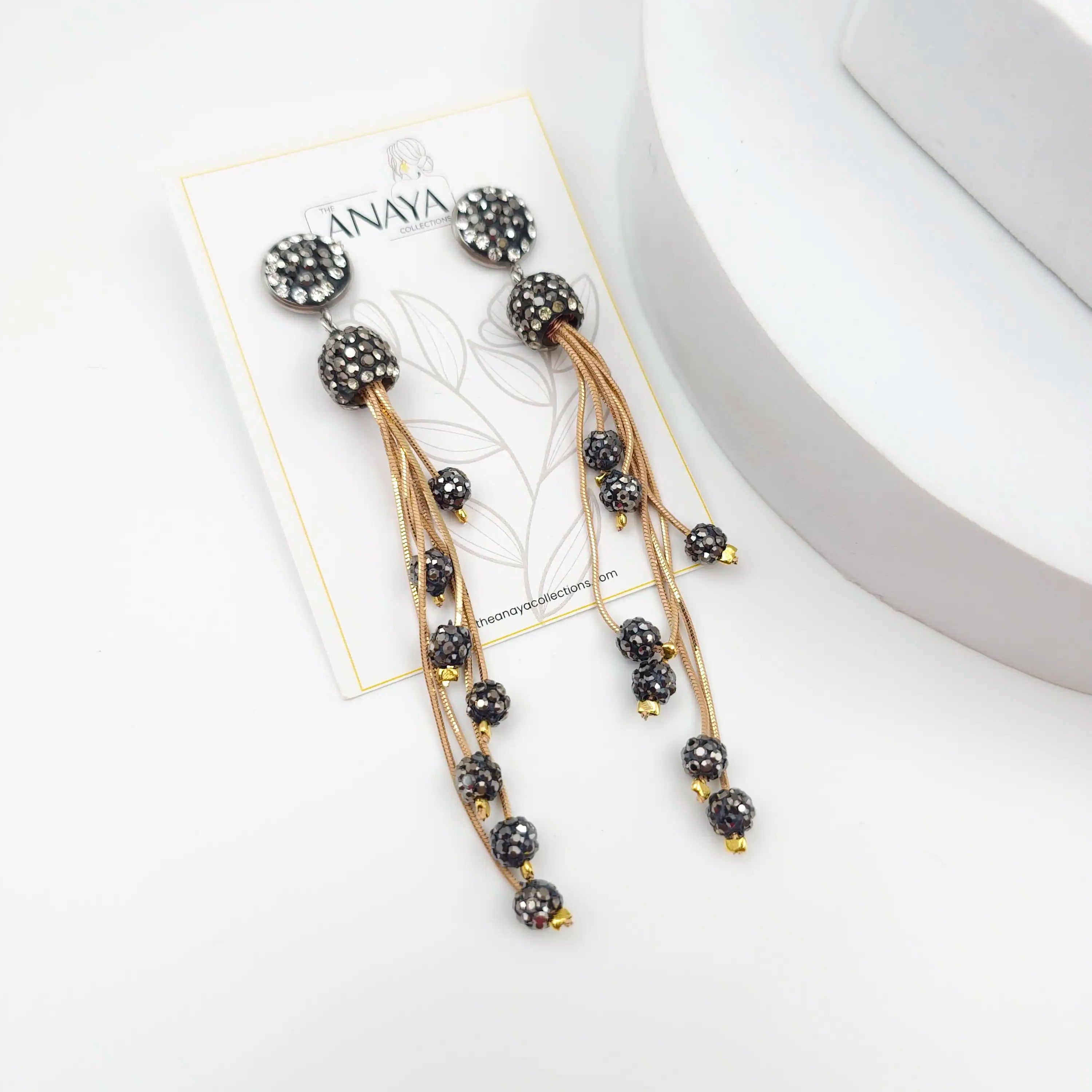 Italian Grace Tassel Radiance Earrings