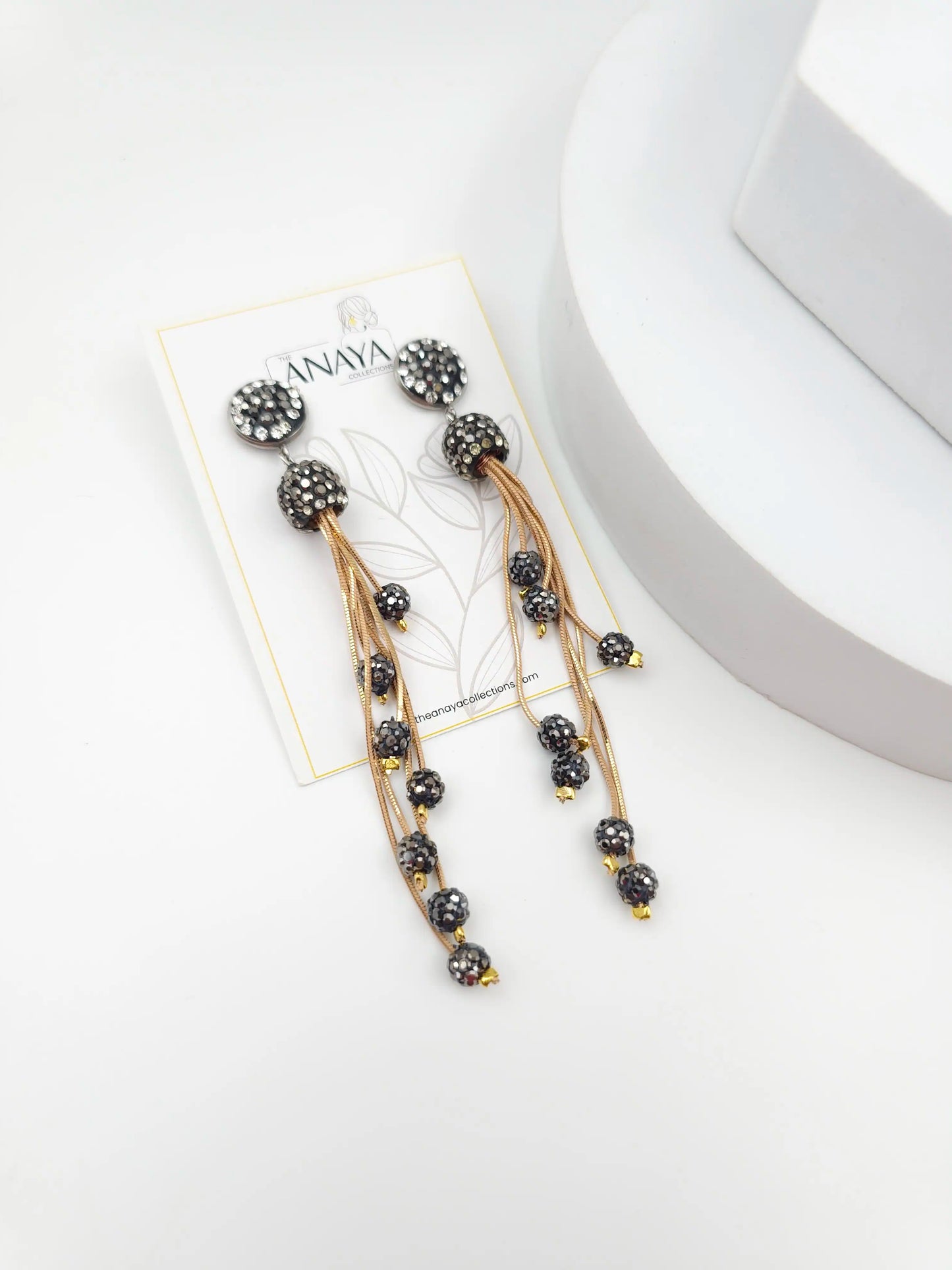 Italian Grace Tassel Radiance Earrings