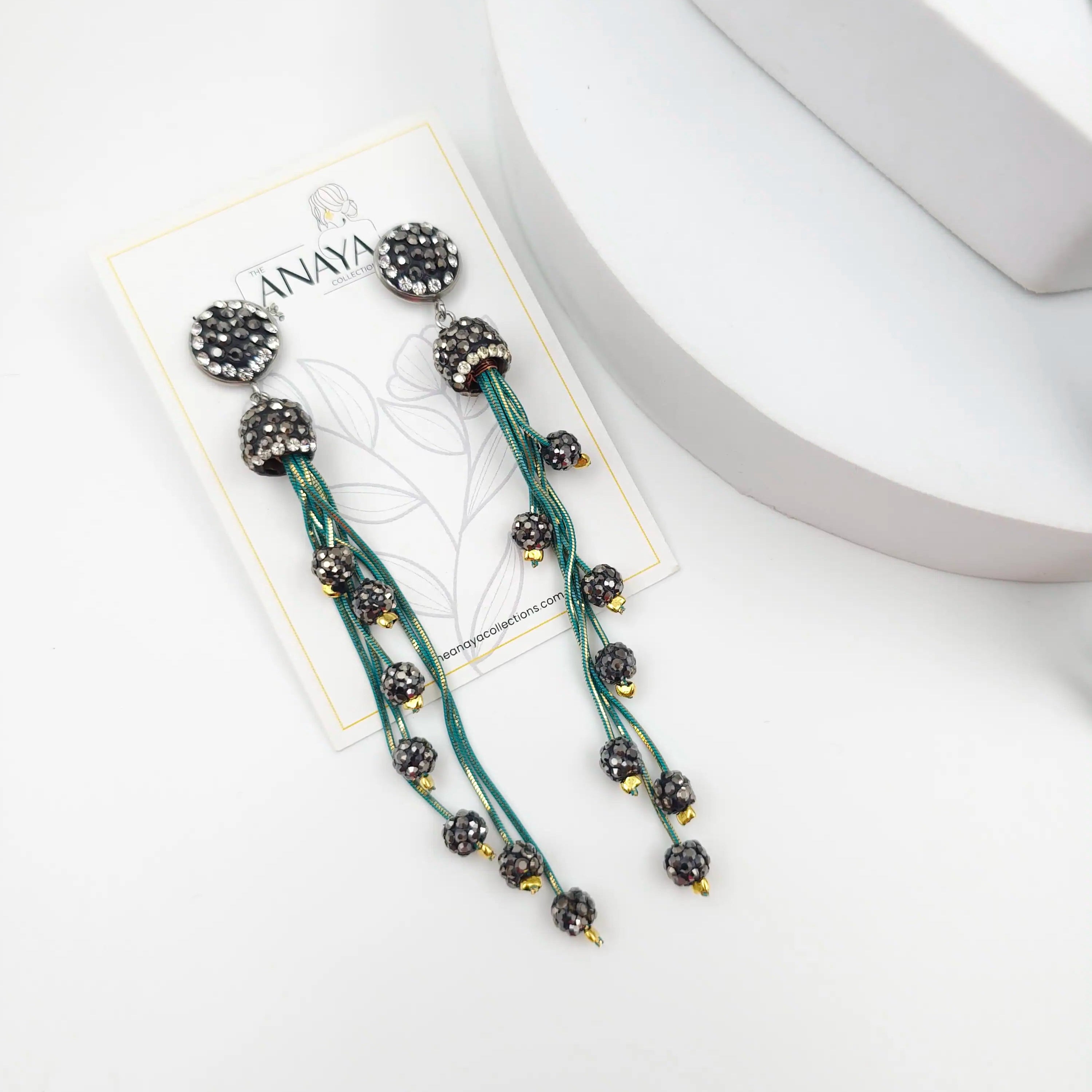 Italian Grace Tassel Radiance Earrings