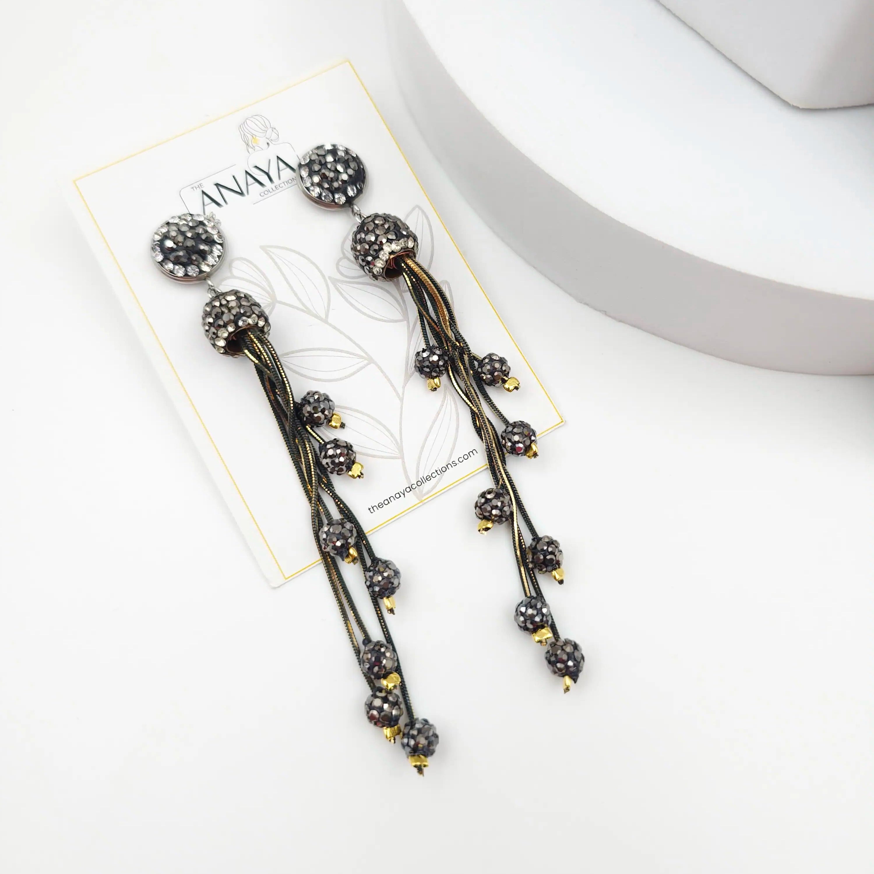 Italian Grace Tassel Radiance Earrings