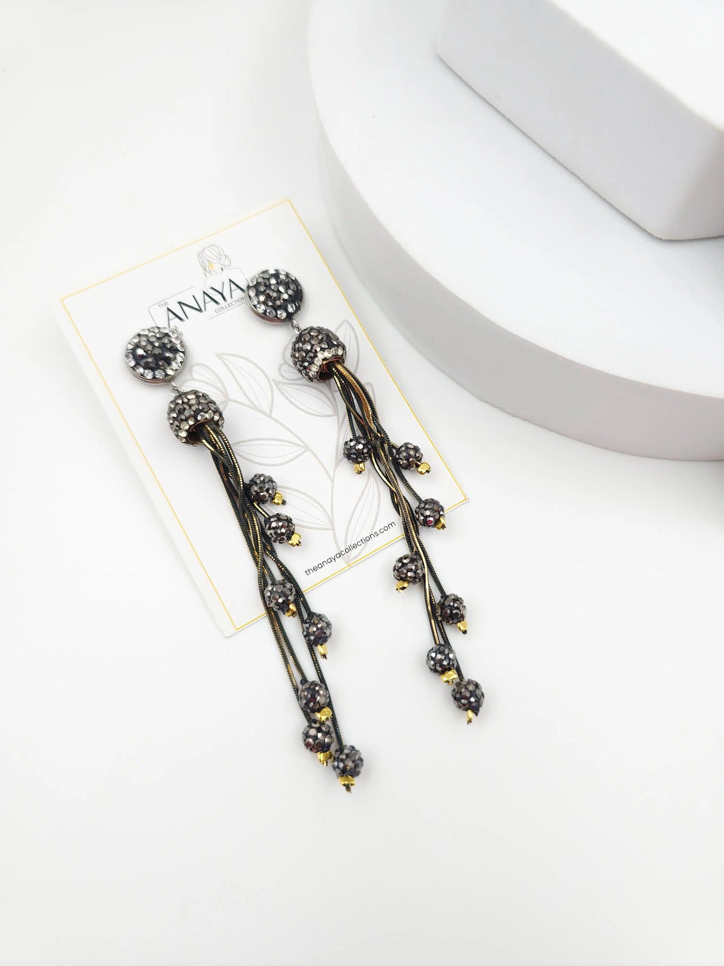 Italian Grace Tassel Radiance Earrings