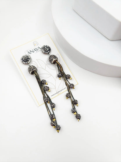 Italian Grace Tassel Radiance Earrings
