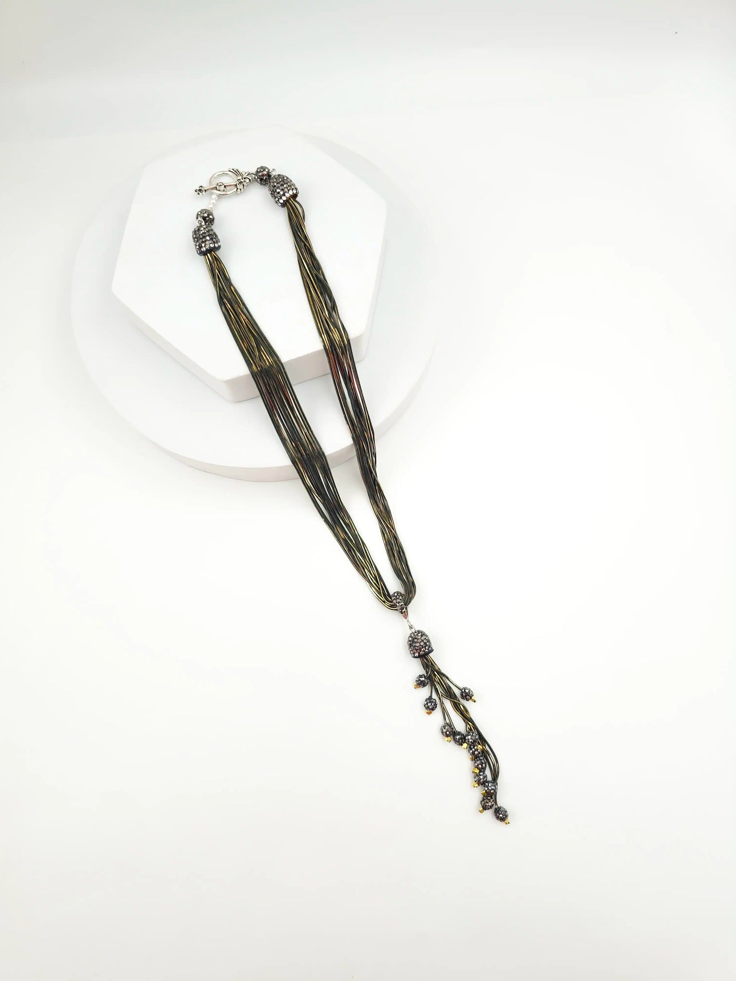 Italian Grace Tassel Radiance Necklace
